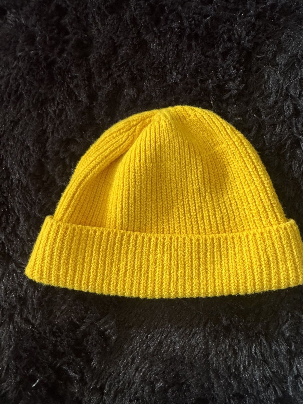 Prada Prada Mens Yellow Beanie Size ONE SIZE - 2 Thumbnail