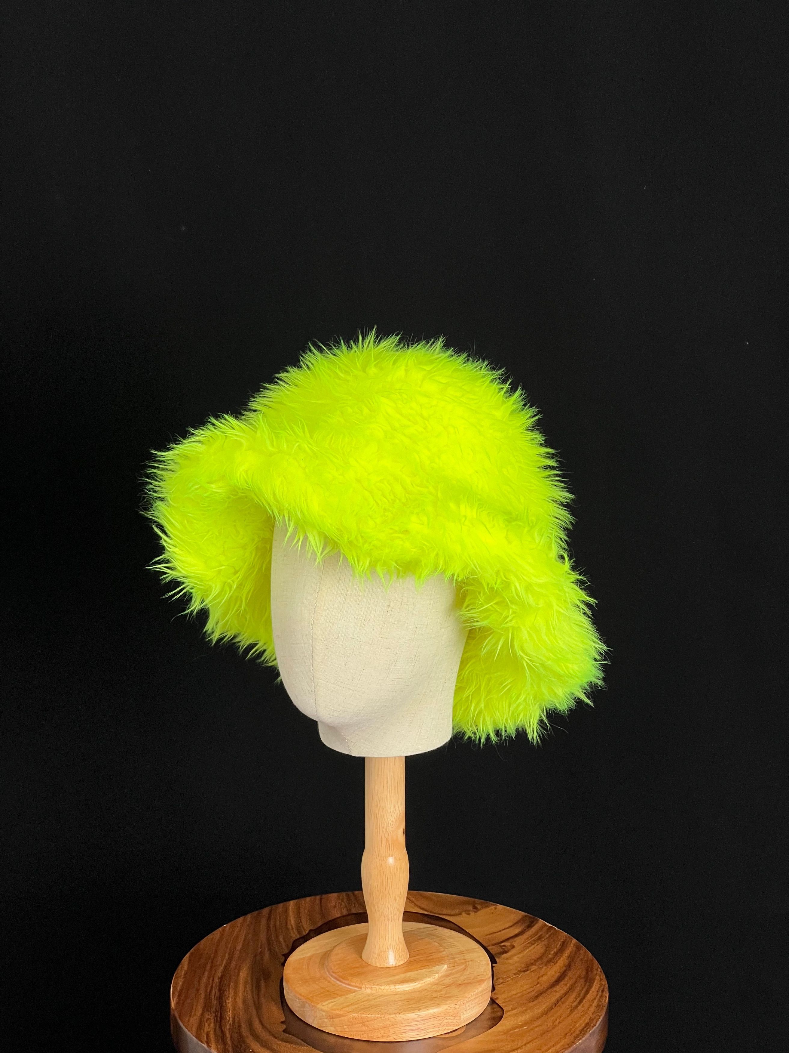 Acne Studios Acne Studio Fuzzy Faux-Fur Bucket Hat AW22 collection Size ONE SIZE - 1 Thumbnail