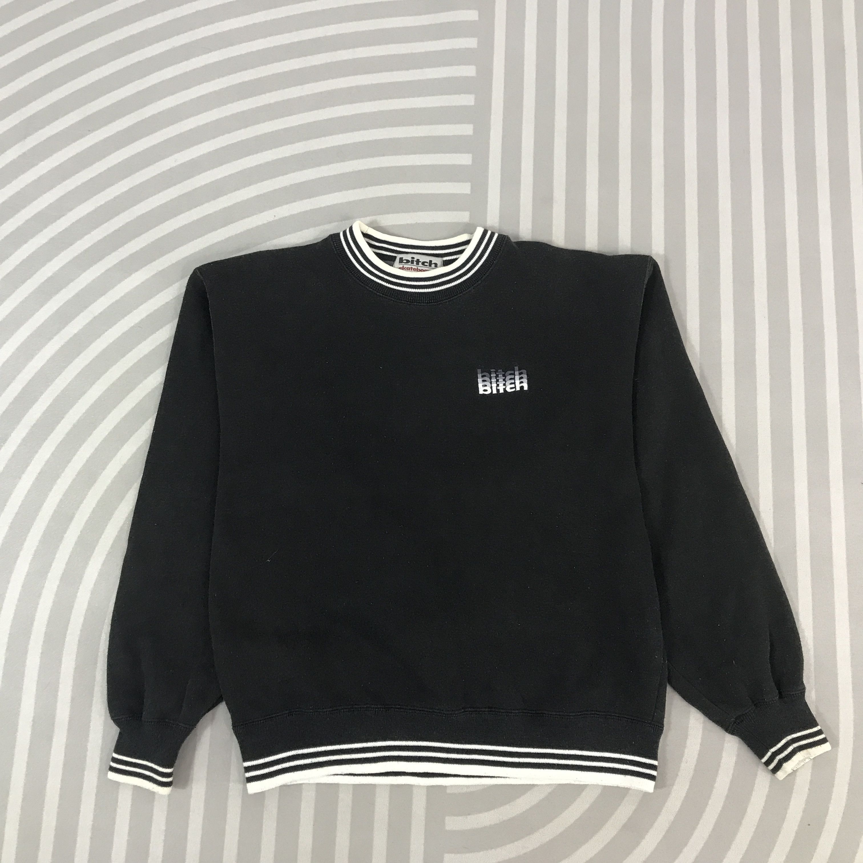 Japanese Brand Vintage Bitch Skateboard sweatshirt K62B13 Size US L / EU 52-54 / 3 - 1 Thumbnail