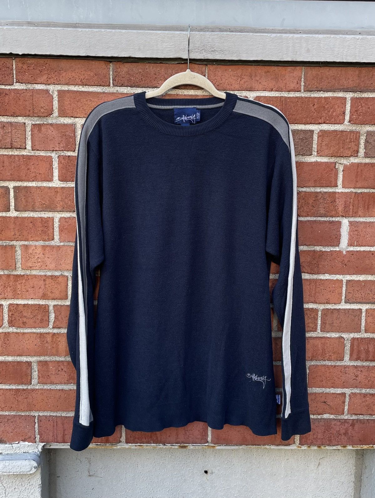 Billabong Vintage 90s Mens Billabong Striped Crewneck Size US XL / EU 56 / 4 - 1 Thumbnail