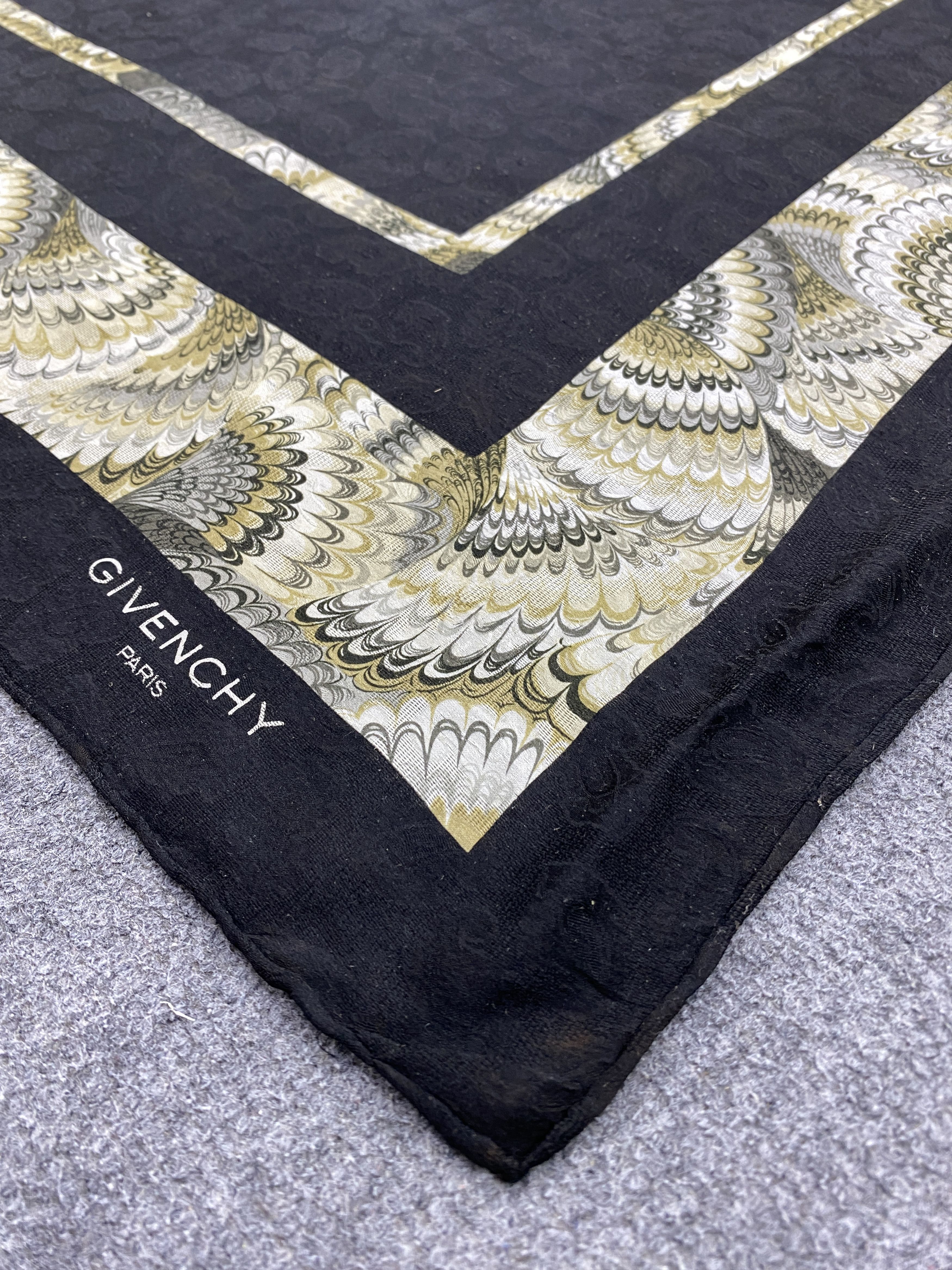 Givenchy Vintage Givenchy Silk Scarf / Silk Shawl SN0247 Size ONE SIZE - 5 Thumbnail