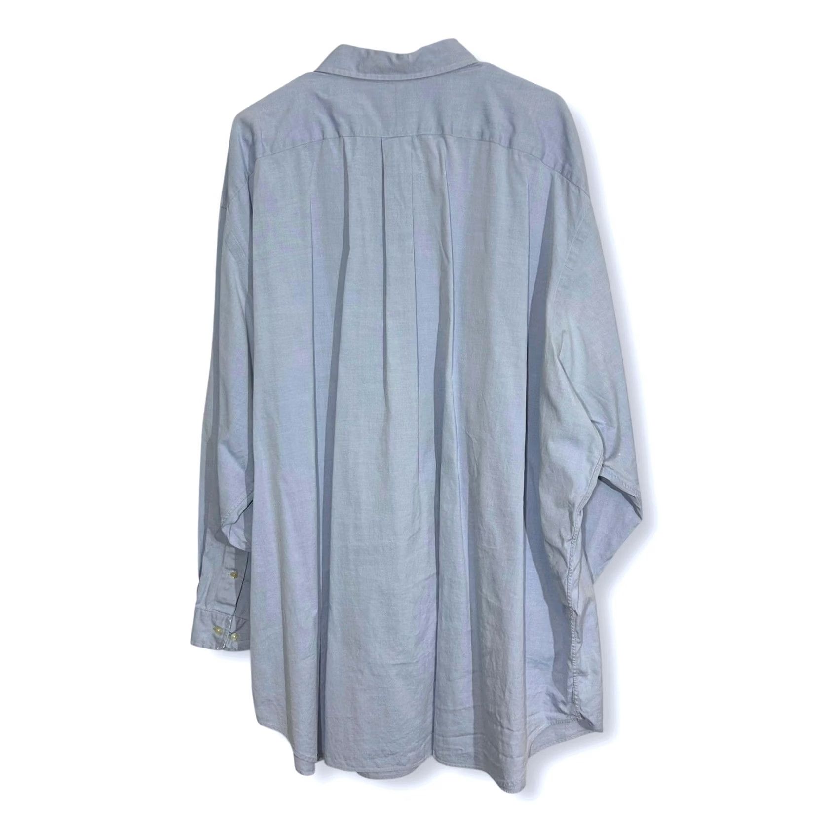 Ralph Lauren Ralph Lauren Classic Fit Shirt Long Sleeve Button Down Light Blue Tall Size US XXL / EU 58 / 5 - 2 Thumbnail