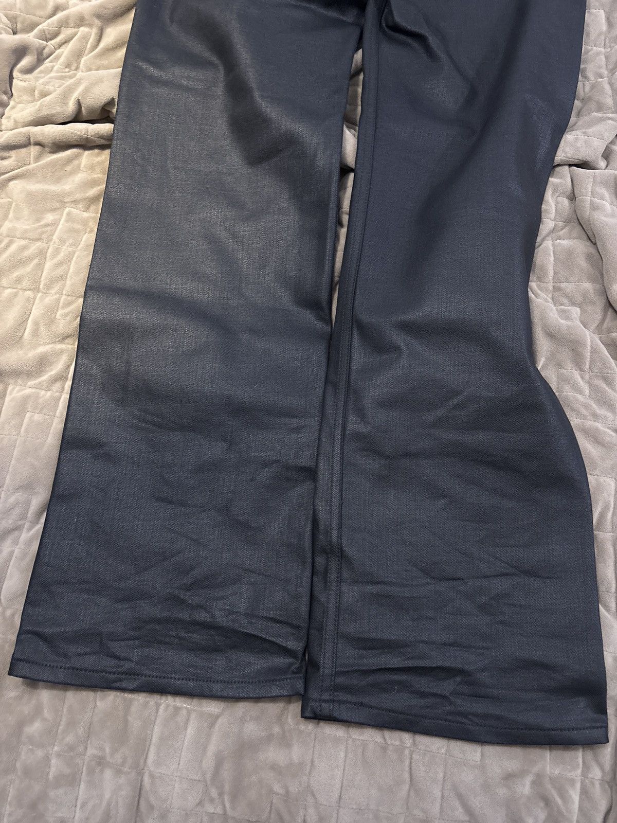 Naked & Famous Strong guy black waxed denim pants Size US 31 - 4 Thumbnail