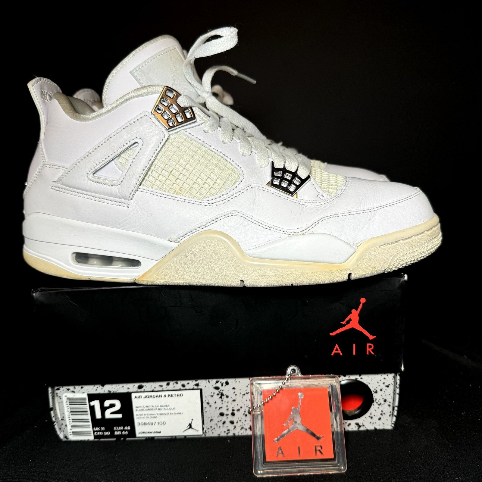 Jordan Brand × Nike Size 12 Nike Air Jordan 4 Retro Pure Money 2017 Men's Shoes Size US 12 / EU 45 - 1 Thumbnail