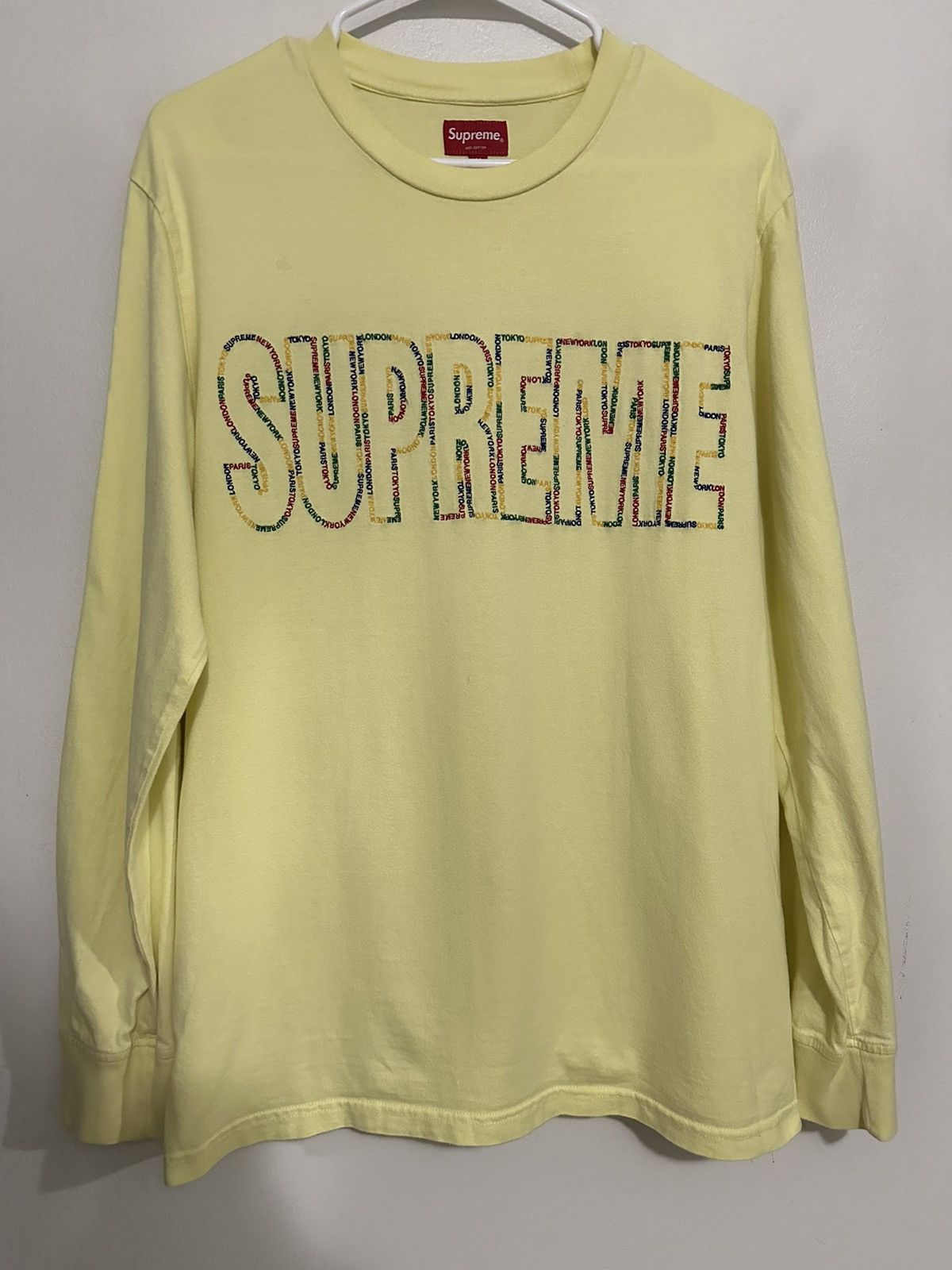 Supreme Supreme International L/S Tee Size US M / EU 48-50 / 2 - 1 Thumbnail