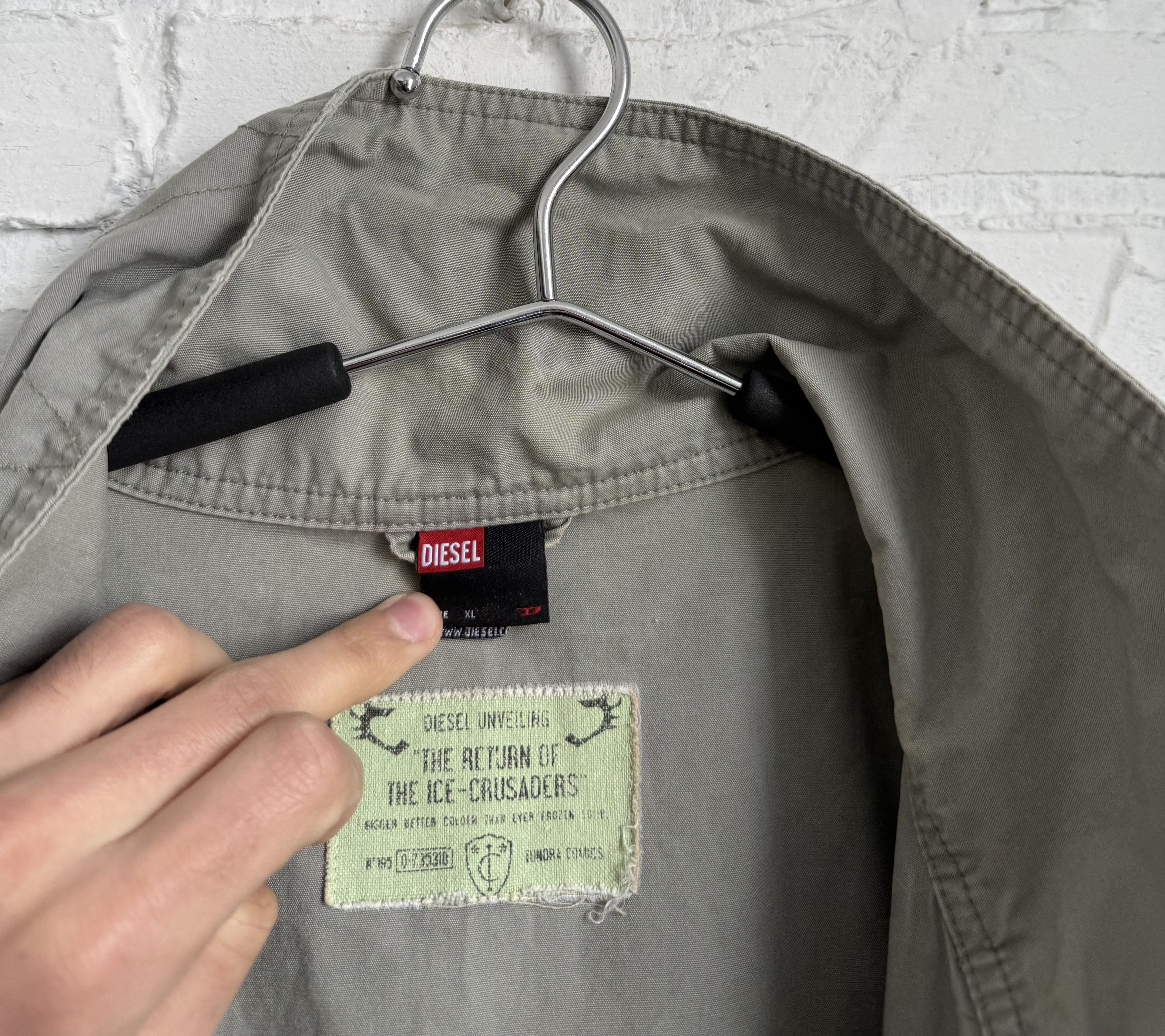 Diesel Archive Diesel Hight Collar utility jacket y2k Size XL / US 12-14 / IT 48-50 - 4 Thumbnail