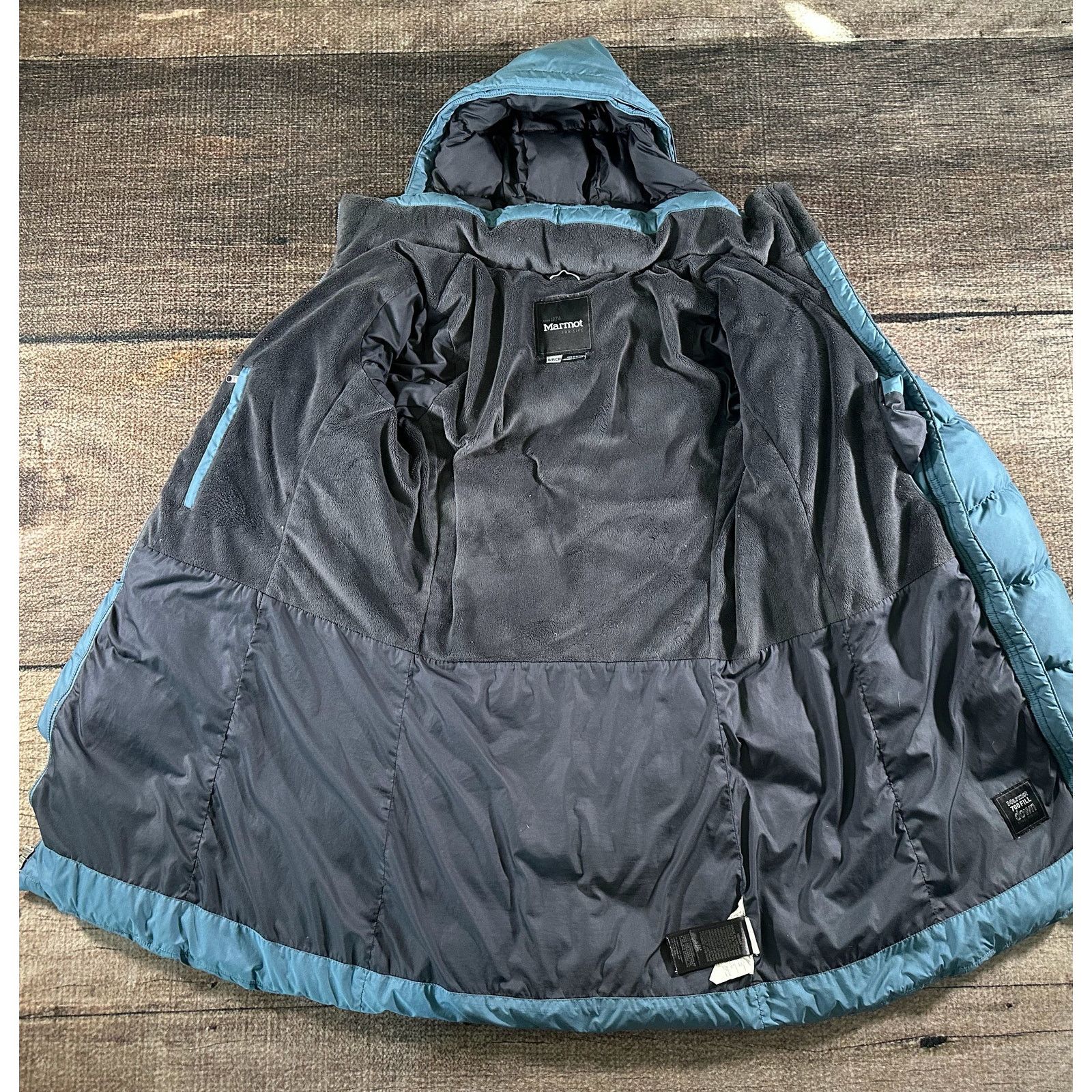 Marmot Marmot Womens 700 Duck Down Fill Parka Blue Jacket Sm CC-717 Size S / US 4 / IT 40 - 7 Thumbnail