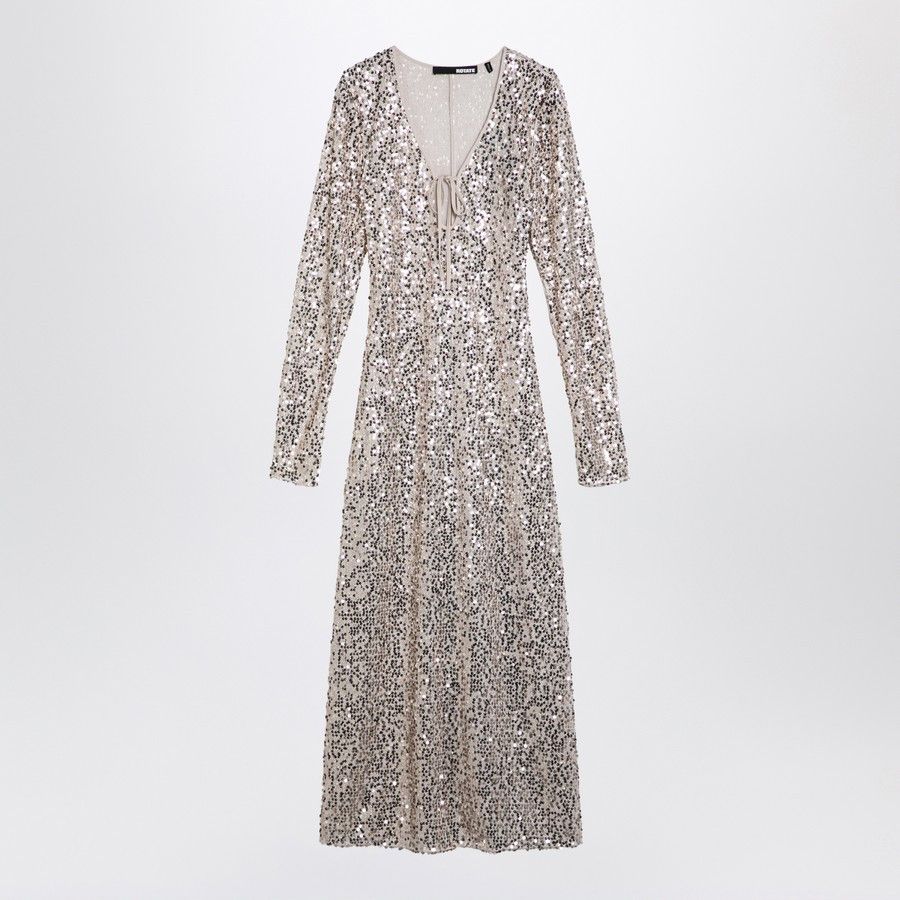 ROTATE o1d2blof0924 Midi Dress in Multicolor Size S / US 4 / IT 40 - 1 Thumbnail