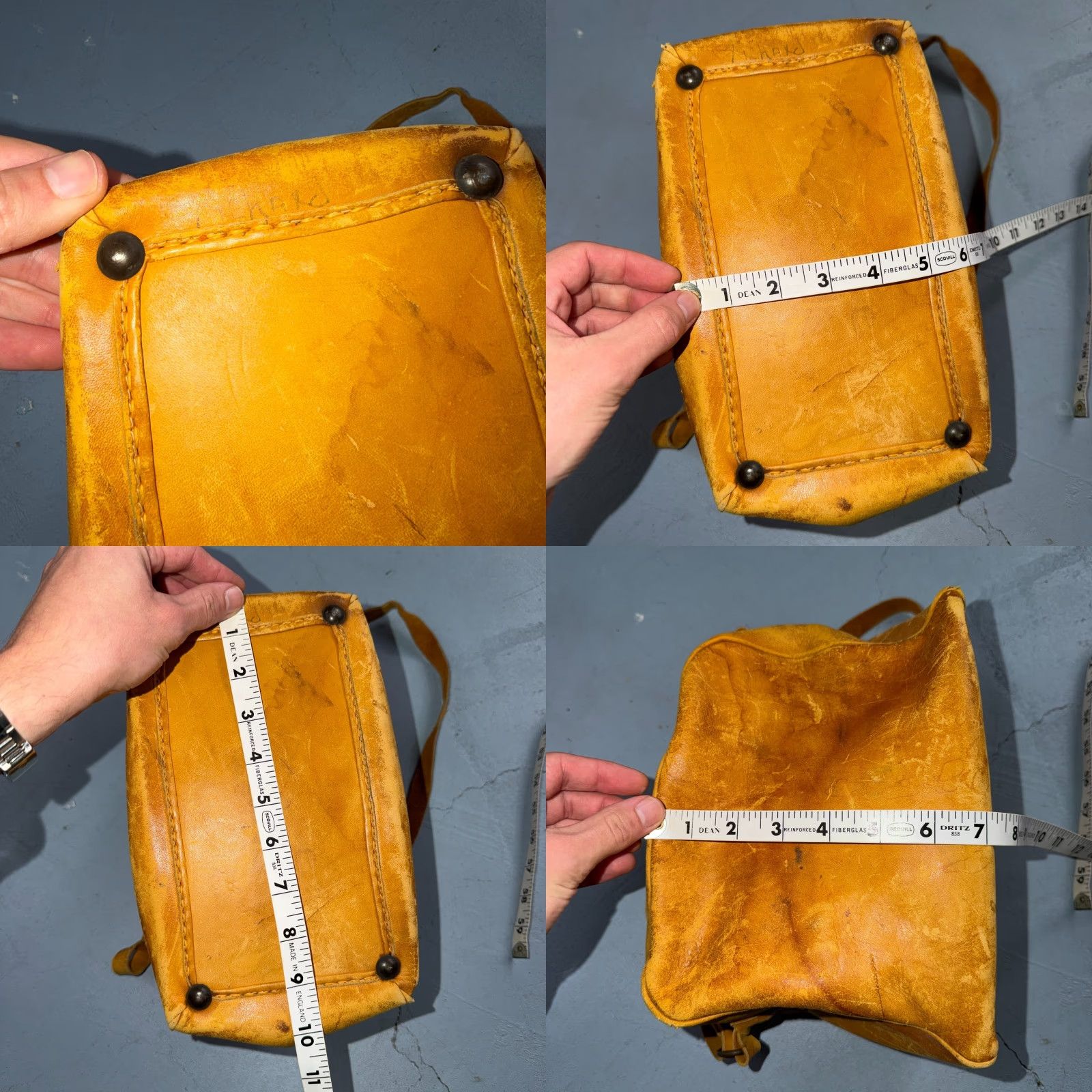 Vogue VTG Vogue Suede Bag Purse Leather Rockabilly 40s 50s Western Saddle Bag Women Small Brown Turn Lock Vintage Size ONE SIZE - 8 Thumbnail