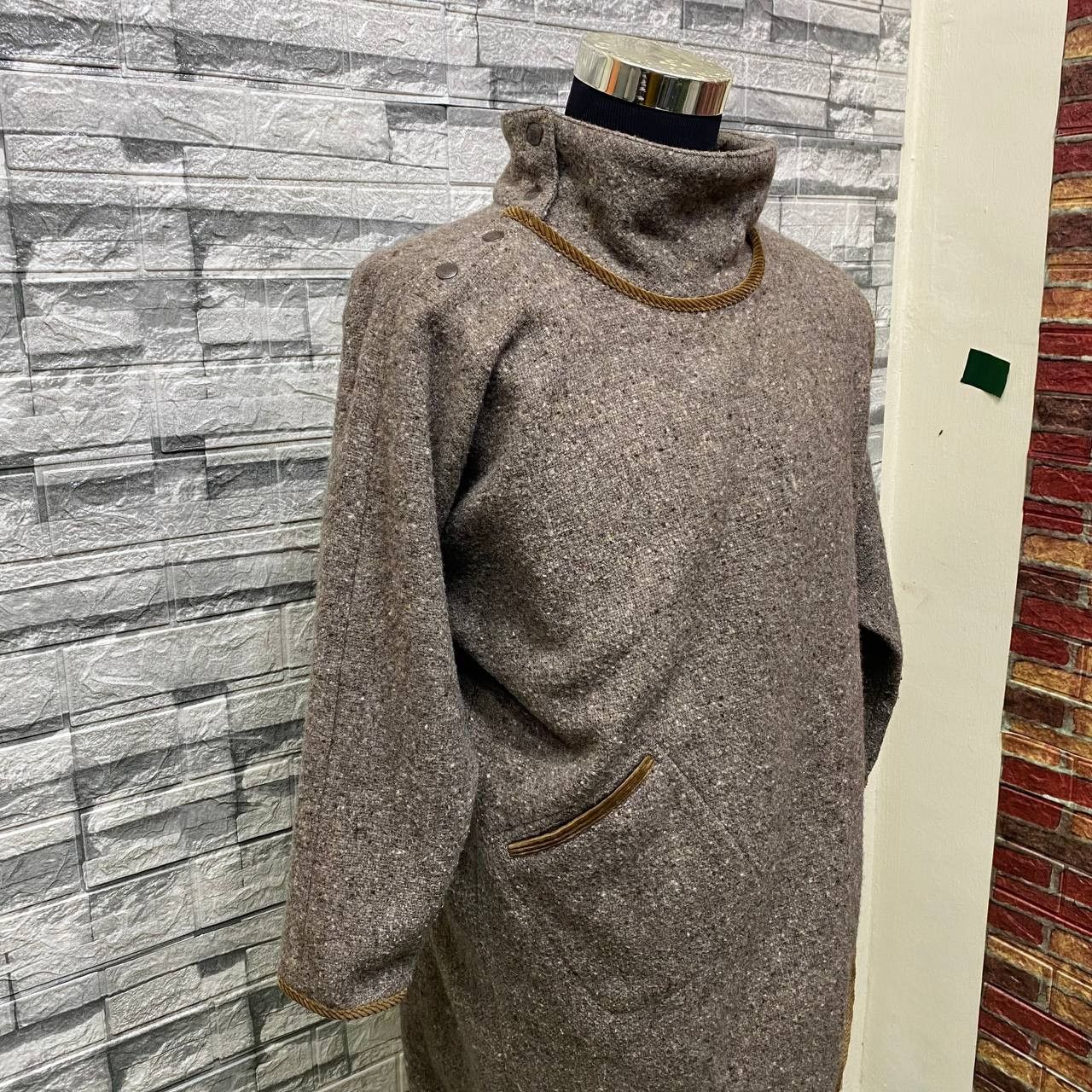 Japanese Brand YOHJI YAMAMOTO STYLE BOBBIE BROOKS N.YORK SCARF COAT WOOL Size US M / EU 48-50 / 2 - 9 Thumbnail