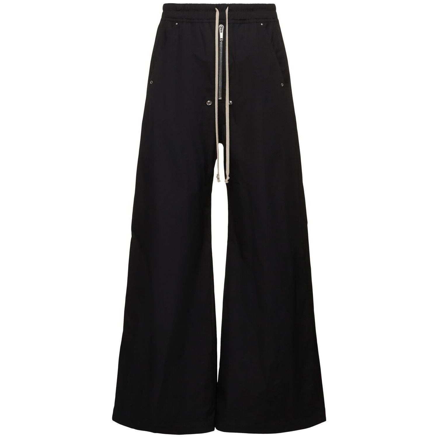 RICK OWENS Hollywood Belas $940 Black Wide Pants New (Men's