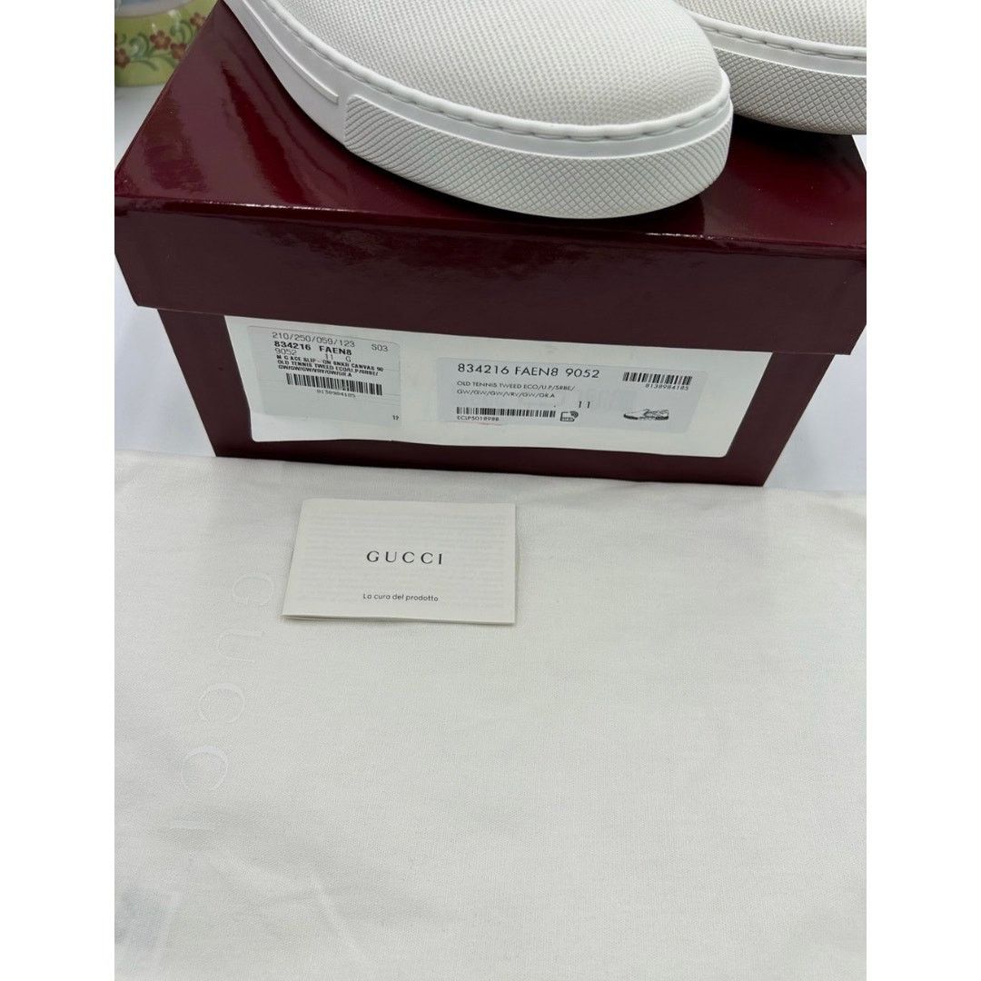 Gucci Men's Gucci ace slip on sneakers size 11 fits 11.5 US Size US 11.5 / EU 44-45 - 6 Thumbnail
