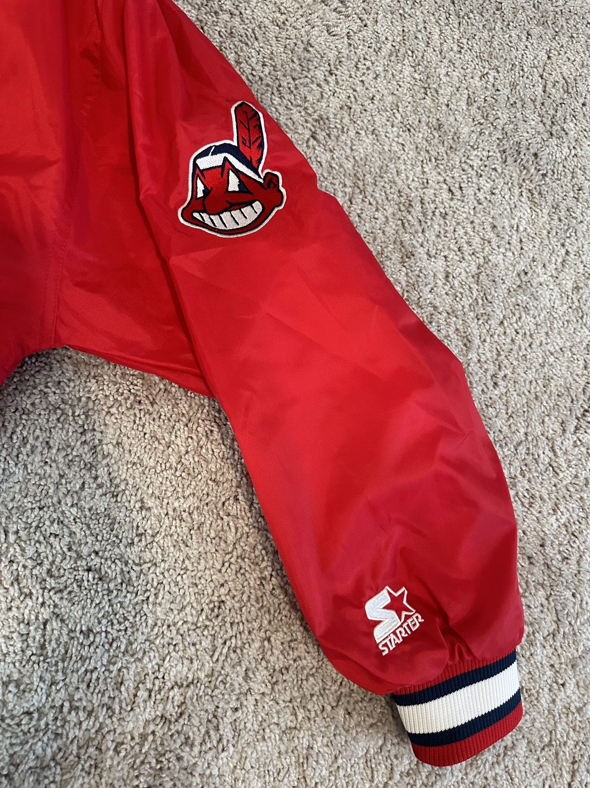 Starter Vintage Cleveland Indians Starter Jacket, Sz XL Size US XL / EU 56 / 4 - 6 Thumbnail