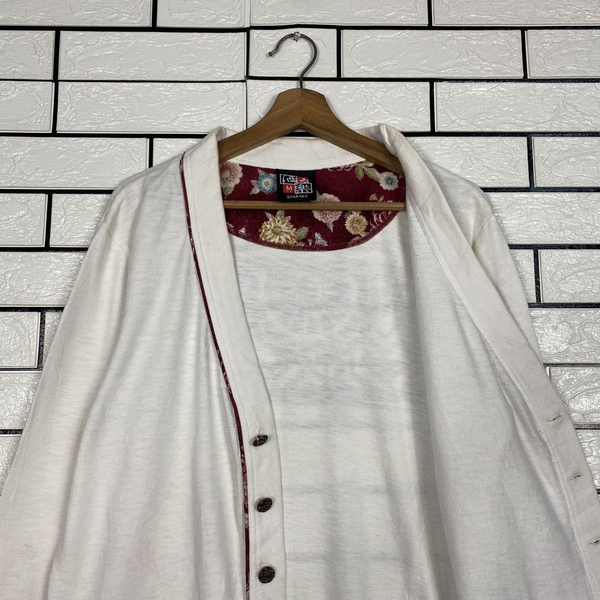 Kapital Vintage Button Cardigan Jacket Sharaku Navajo Native Design Size US M / EU 48-50 / 2 - 13 Thumbnail
