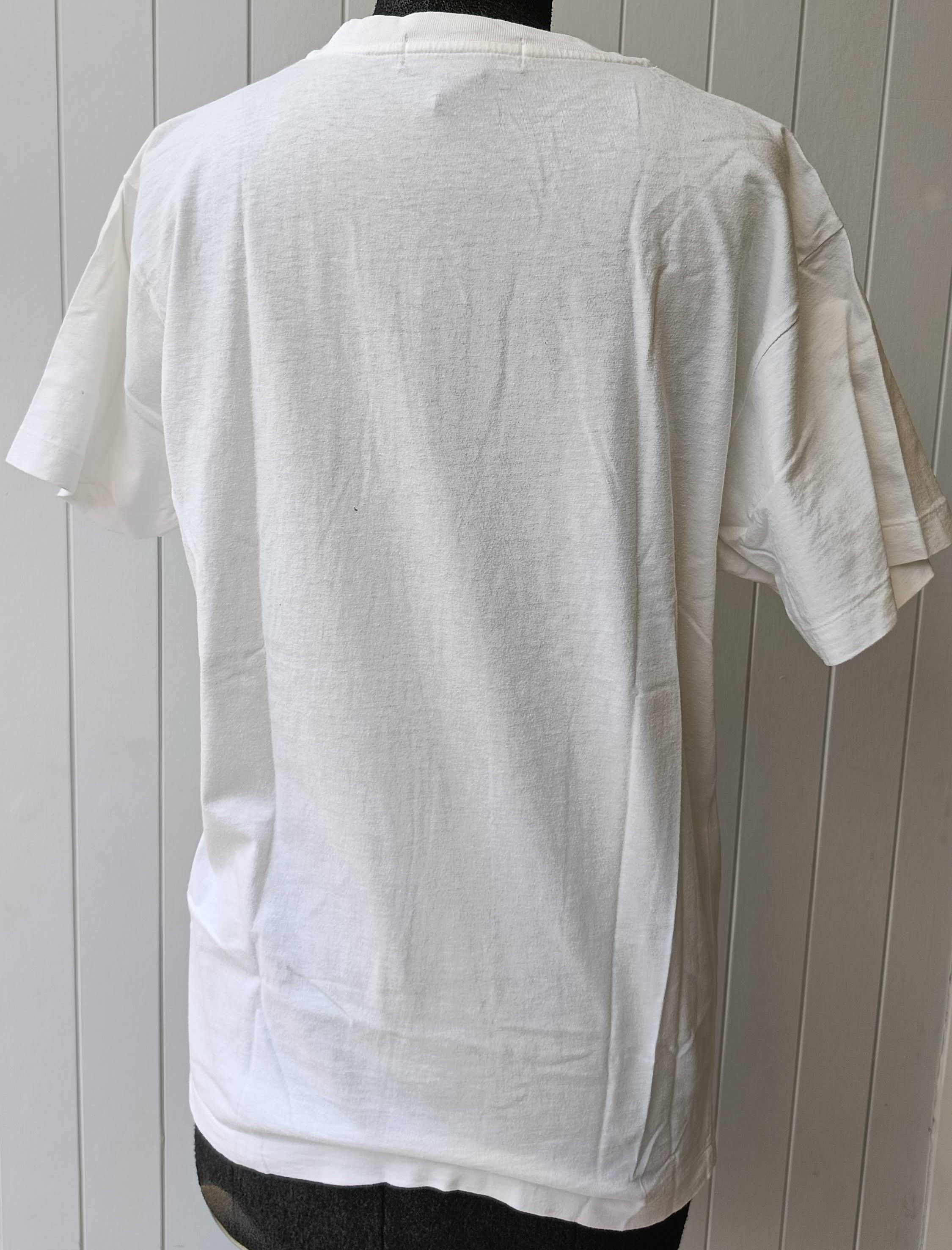 Polo Ralph Lauren × Ralph Lauren Ralph Lauren Polo 90s navy artist bear USA vtg white tshirt Size US M / EU 48-50 / 2 - 5 Thumbnail