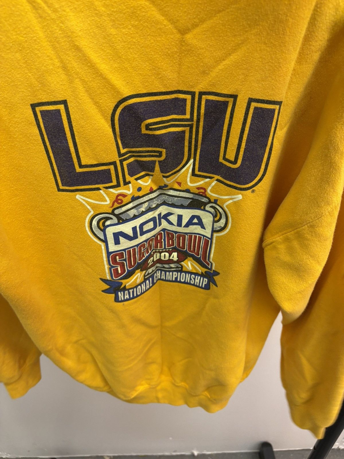 Gildan × Vintage Vintage LSU Crewneck Size US L / EU 52-54 / 3 - 4 Thumbnail