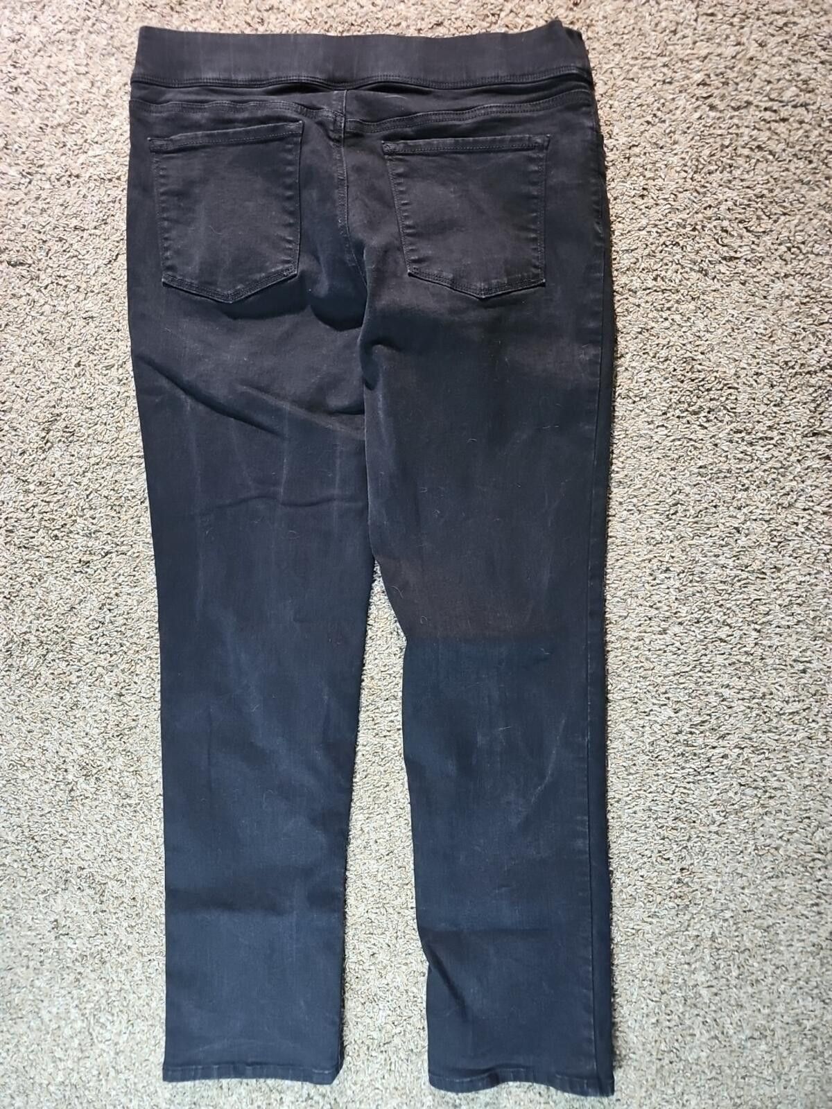 Other Gloria Vanderbilt Amanda Pull On Sz 14 Stretch Black Jeans Size 36" / US 14 / IT 50 - 7 Thumbnail