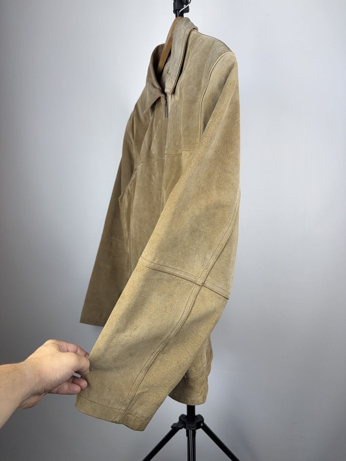 Vintage Vintage 90s Avant Garde Leather Biker MOTO Y2K Jacket Size US M / EU 48-50 / 2 - 6 Thumbnail