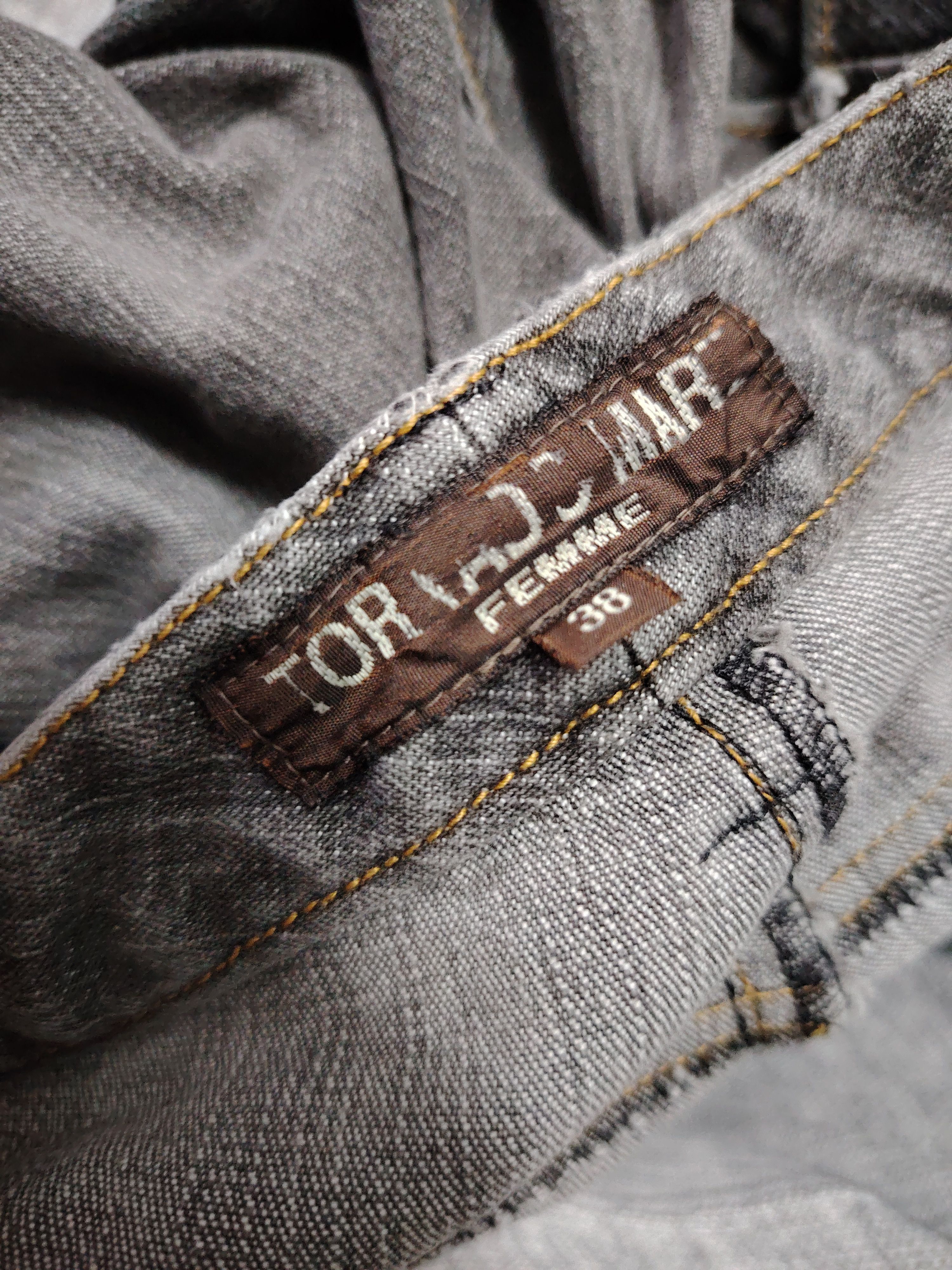 If Six Was Nine 💥BEST OFFER💥TORNADO MART FEMME DISTRESSED BOOTCUT DENIM Size 30" / US 8 / IT 44 - 15 Thumbnail