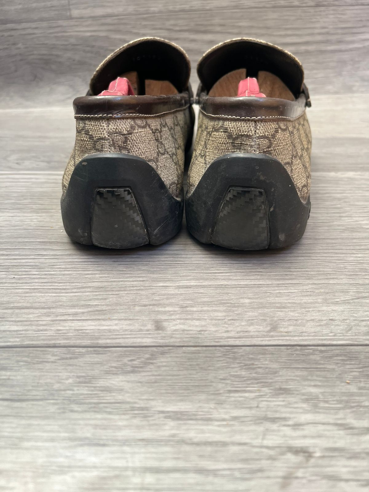 Gucci Gucci Supreme Monogram GG Logo Loafers Color Beige Size US 7 / EU 40 - 6 Thumbnail
