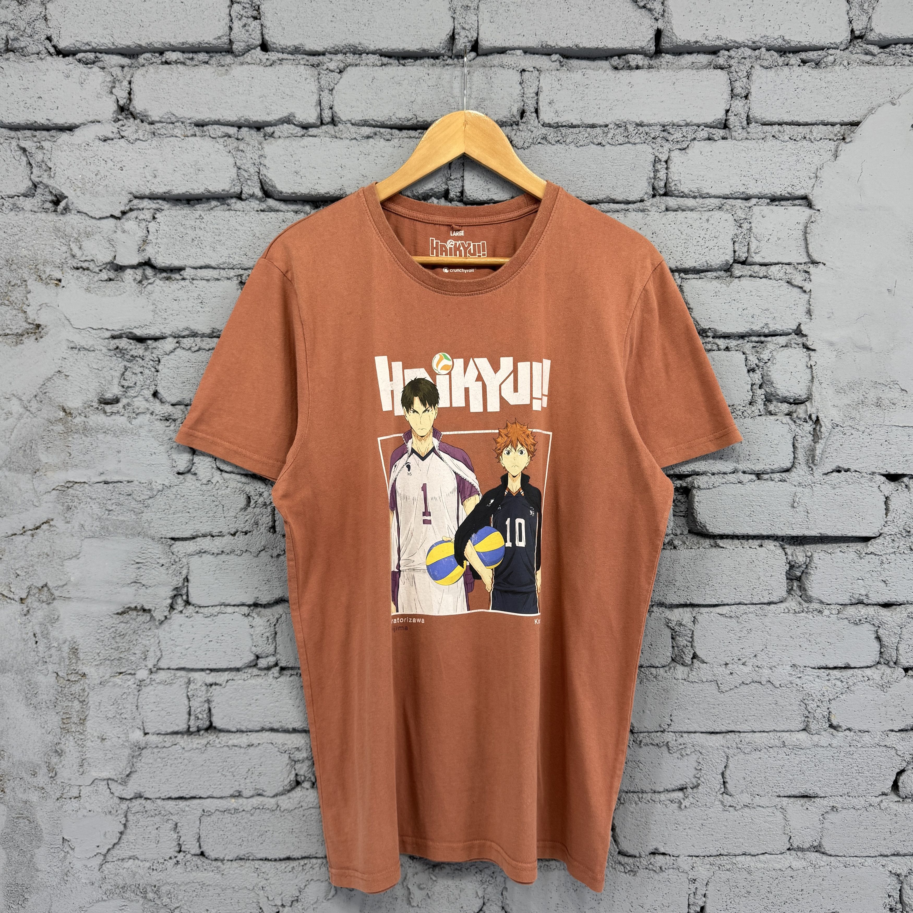 Anime Rare Japanese Anime Haikyu Basketball Tshirt Size US L / EU 52-54 / 3 - 1 Thumbnail