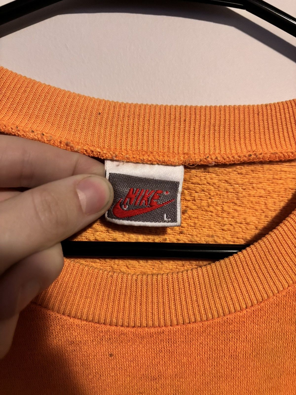 Nike Vintage 90s Nike Swoosh Crewneck Size US L / EU 52-54 / 3 - 2 Thumbnail