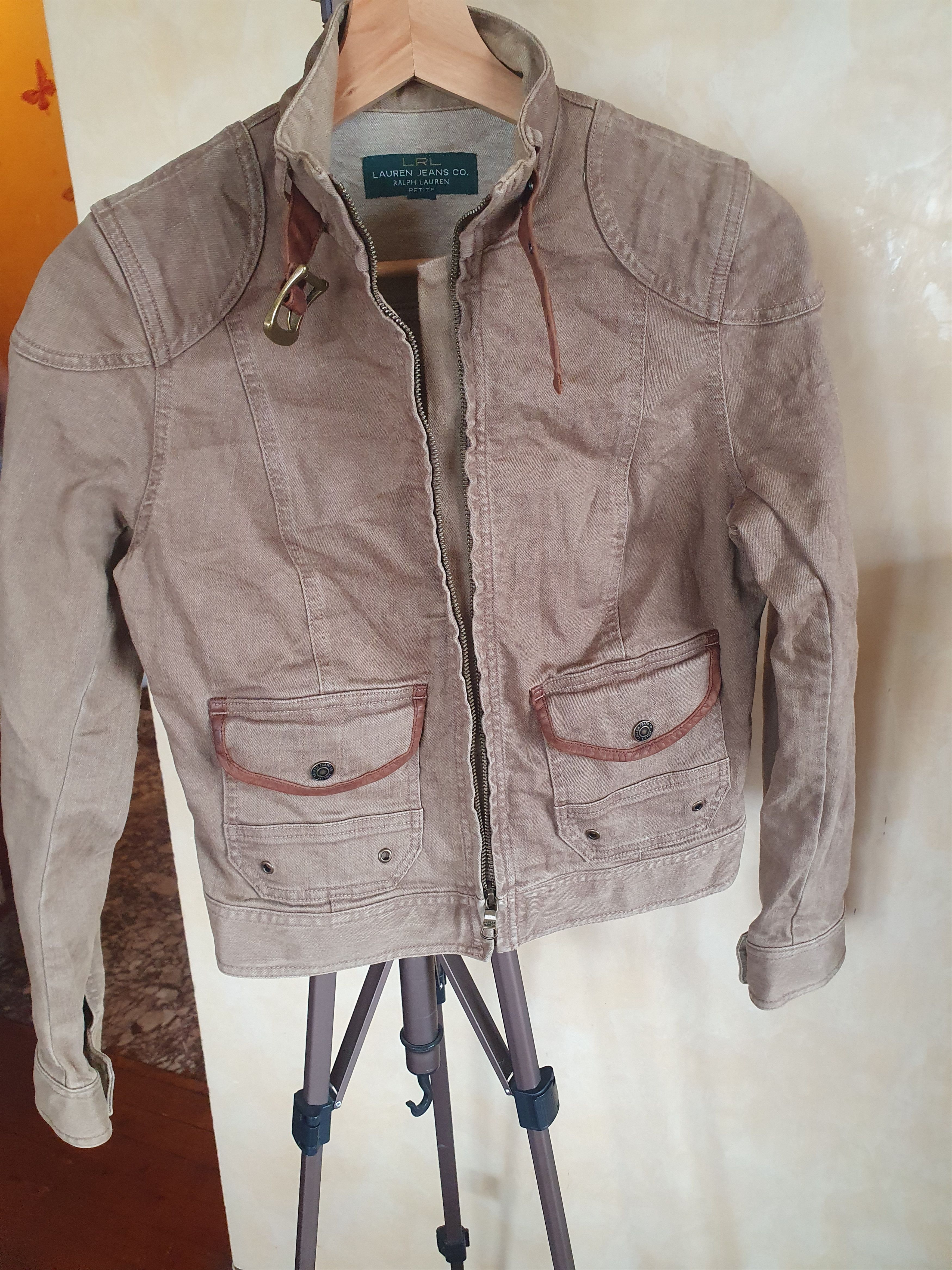Polo Ralph Lauren Lauren Jeans Co. Ralph Lauren Canvas jacket Leather Trim S Size S / US 4 / IT 40 - 11 Thumbnail