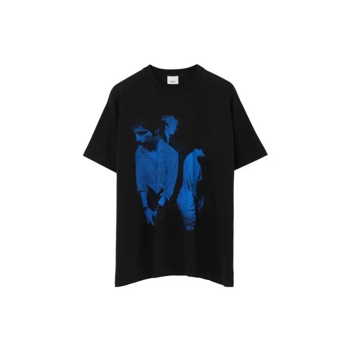 Burberry Burberry Graphic Print Black Short Sleeve T-Shirt Size US XL / EU 56 / 4 - 1 Thumbnail