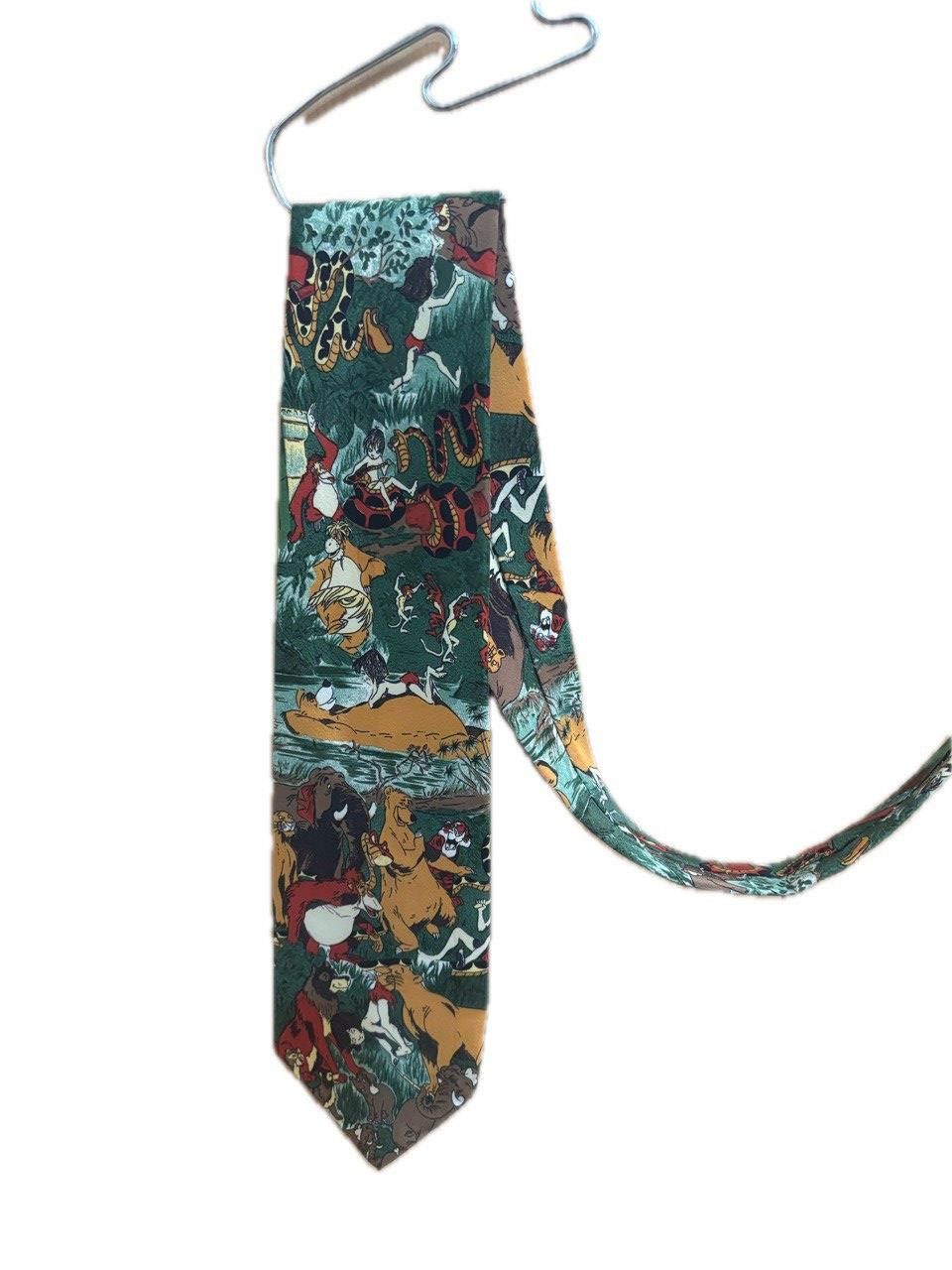 Disney Disney Mowgli silk tie, made in Italy, vintage Size ONE SIZE - 6 Thumbnail