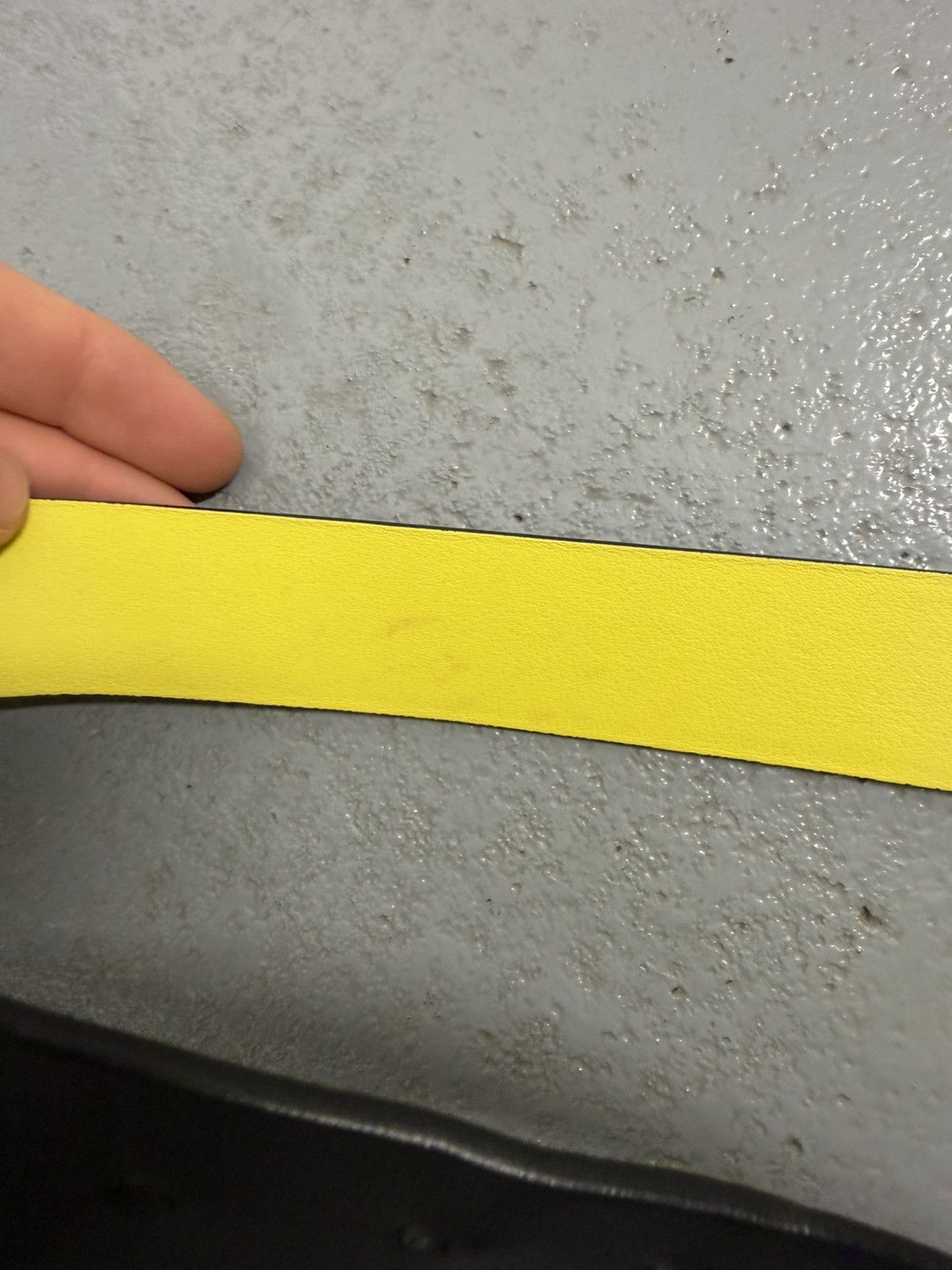 Dior Dior Homme Black/Yellow Leather Belt Size ONE SIZE - 9 Thumbnail