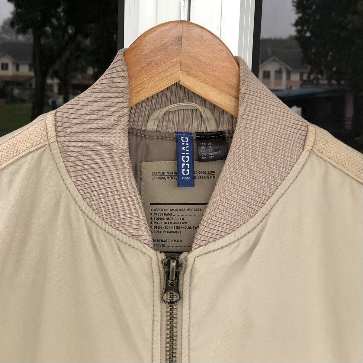 Japanese Brand Divided by H&M Bomber Cargo Men's Jacket Utility Rouched Size US M / EU 48-50 / 2 - 14 Thumbnail