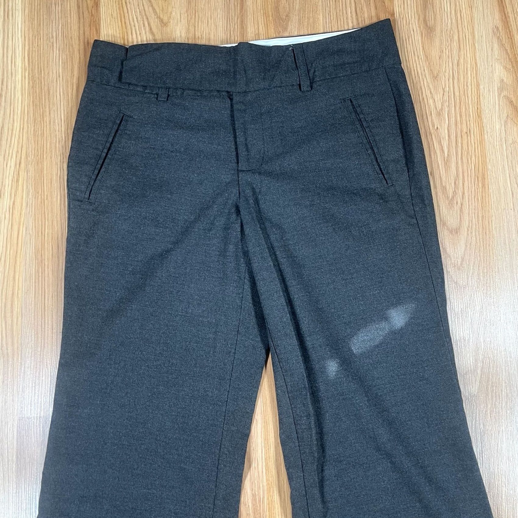 Old Navy Old Navy Womens 6 Gray Stretch Wide Leg Dress Pants - Fast Shipping - Vintage - 31.5 Size 28" / US 6 / IT 42 - 2 Thumbnail