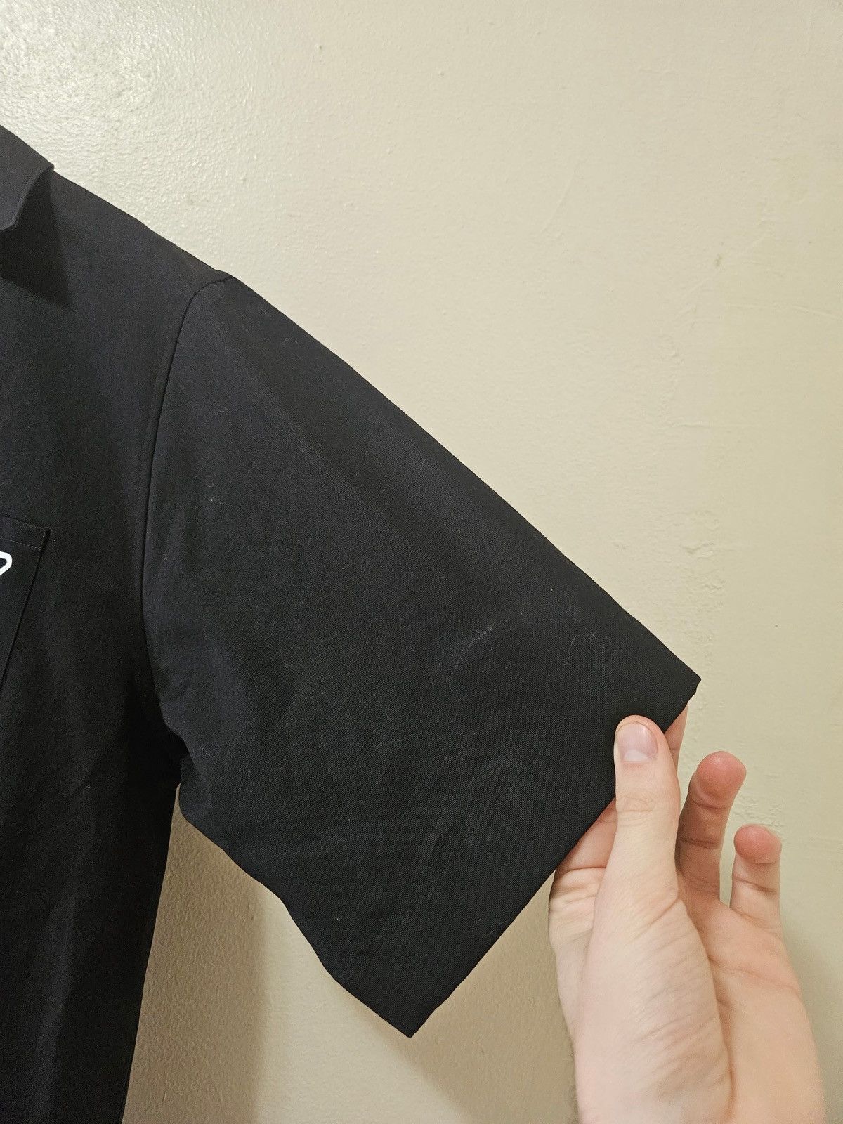 Prada Double Match Black Camo Button Up Bowling Shirt Size US S / EU 44-46 / 1 - 5 Thumbnail