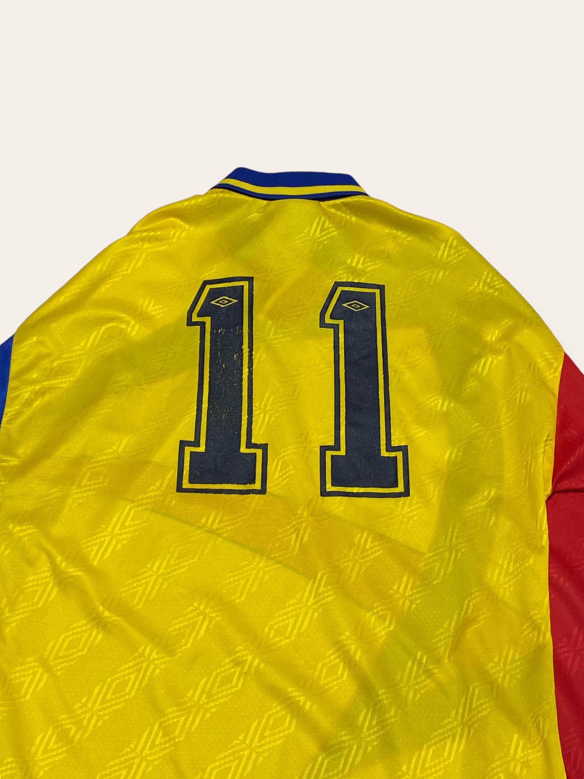 Umbro 90s Vintage UMBRO Longsleeve Jersey Blokecore N11 Size US M / EU 48-50 / 2 - 6 Thumbnail