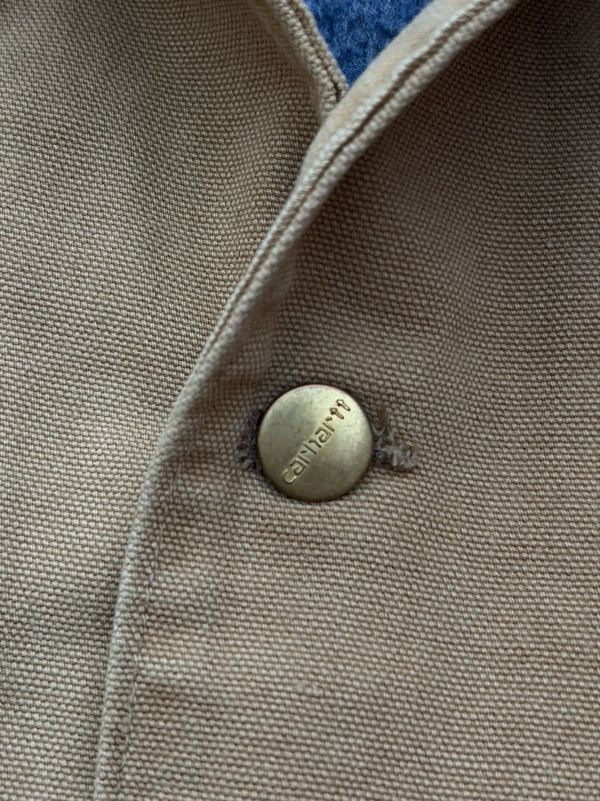 Carhartt Vintage Faded 80s Carhartt Chore Coat Jacket Size US XL / EU 56 / 4 - 4 Thumbnail