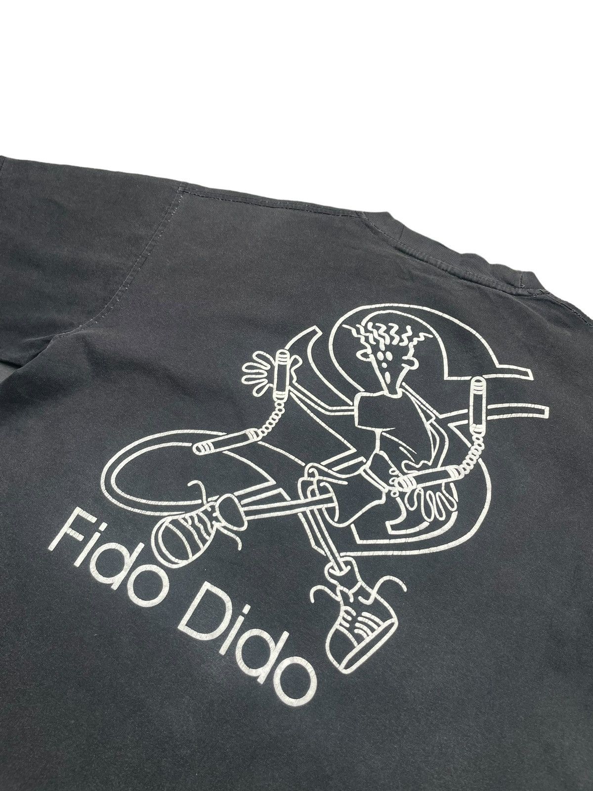 Vintage Vintage Fido Dido Double Sided Faded Distresed Size US L / EU 52-54 / 3 - 11 Thumbnail
