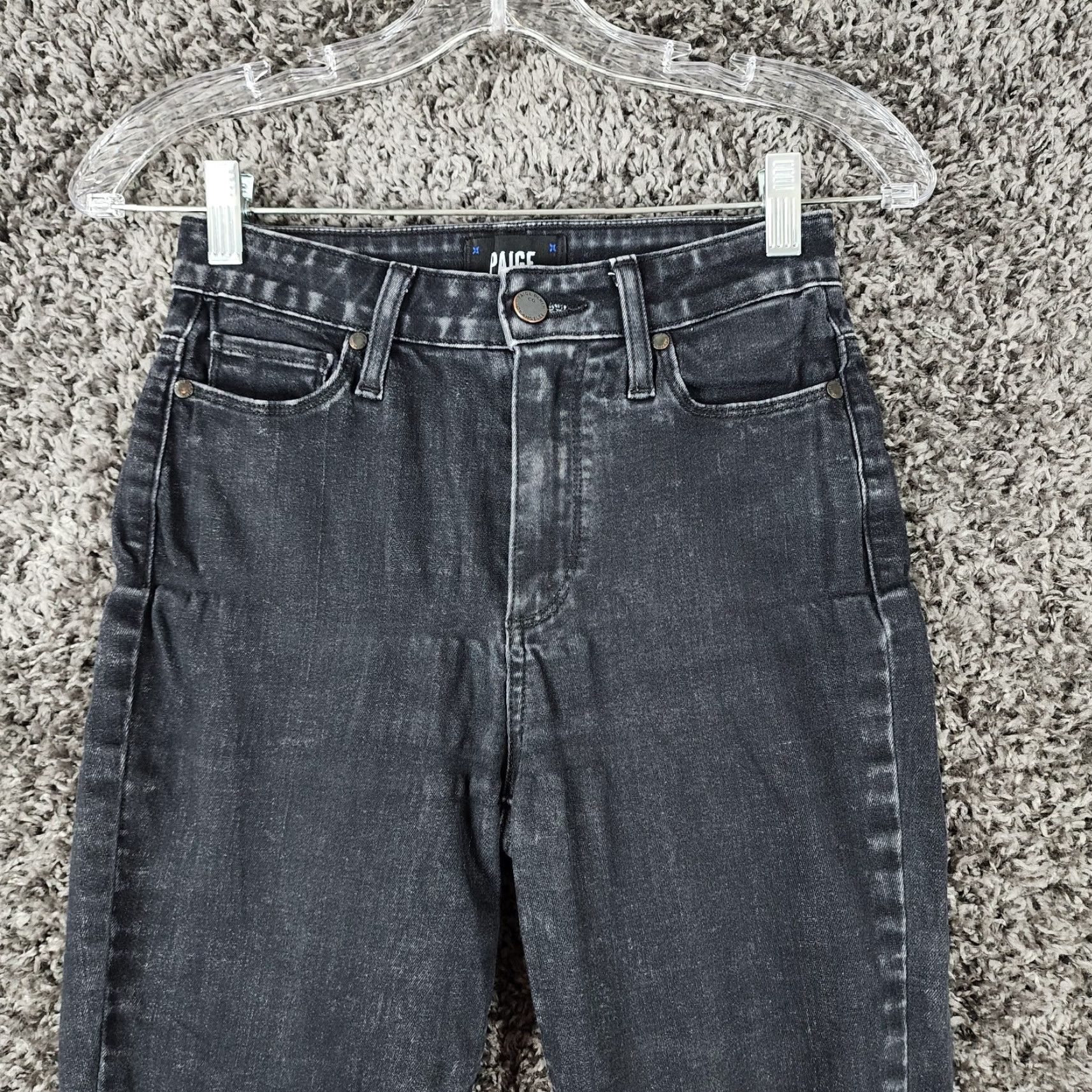 Paige Paige Margot Jeans Womens Cutoff Ankle Black Size 25 Womens Size 42" / US 20 - 2 Thumbnail