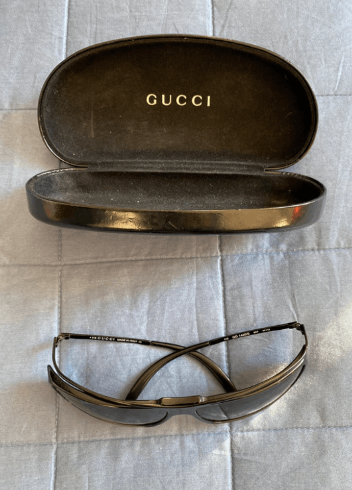 Gucci Gucci Sunglasses 1420/S Mask Logo Shield Sport Vintage Size ONE SIZE - 3 Thumbnail