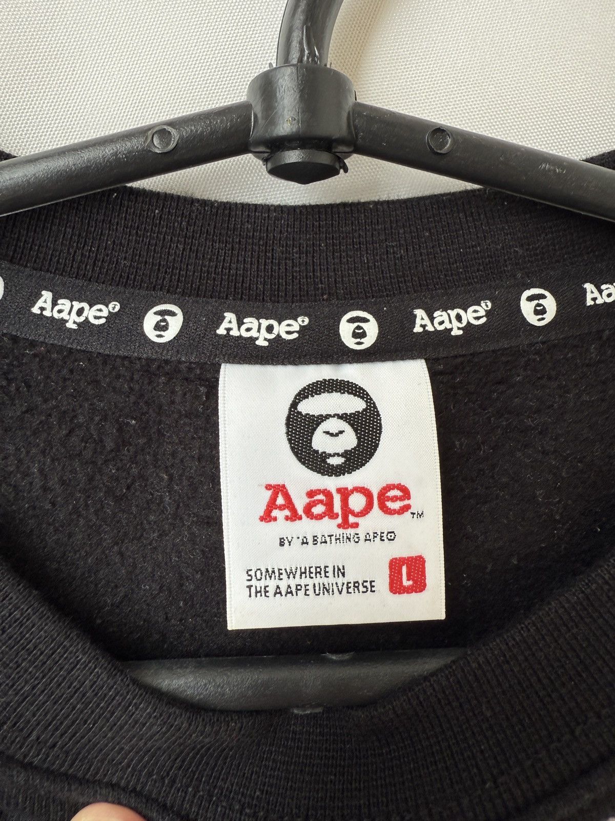 Aape A Bathing Ape sweatshirt black Size US L / EU 52-54 / 3 - 6 Thumbnail