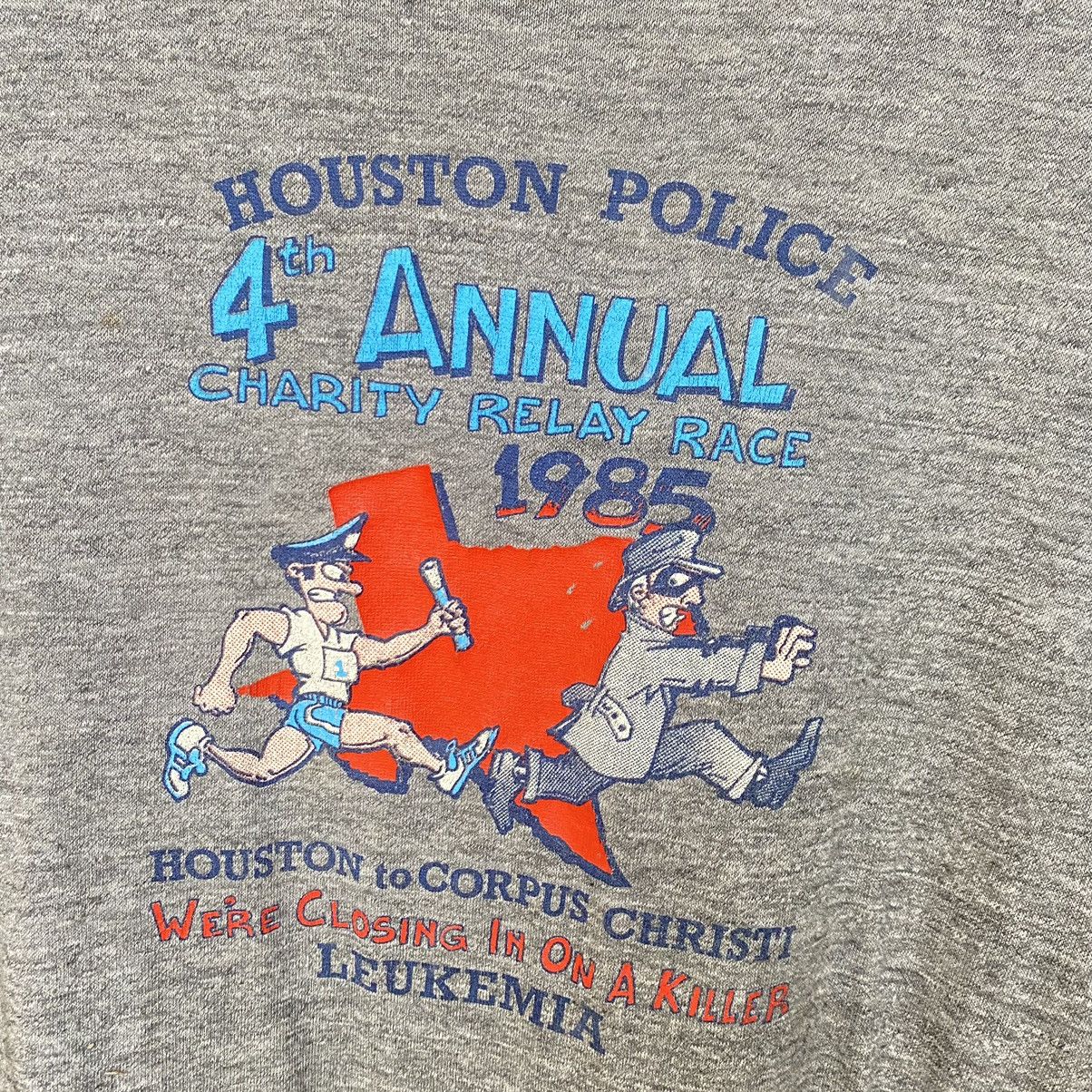 Vintage Houston police ofiice tee Size US M / EU 48-50 / 2 - 2 Thumbnail