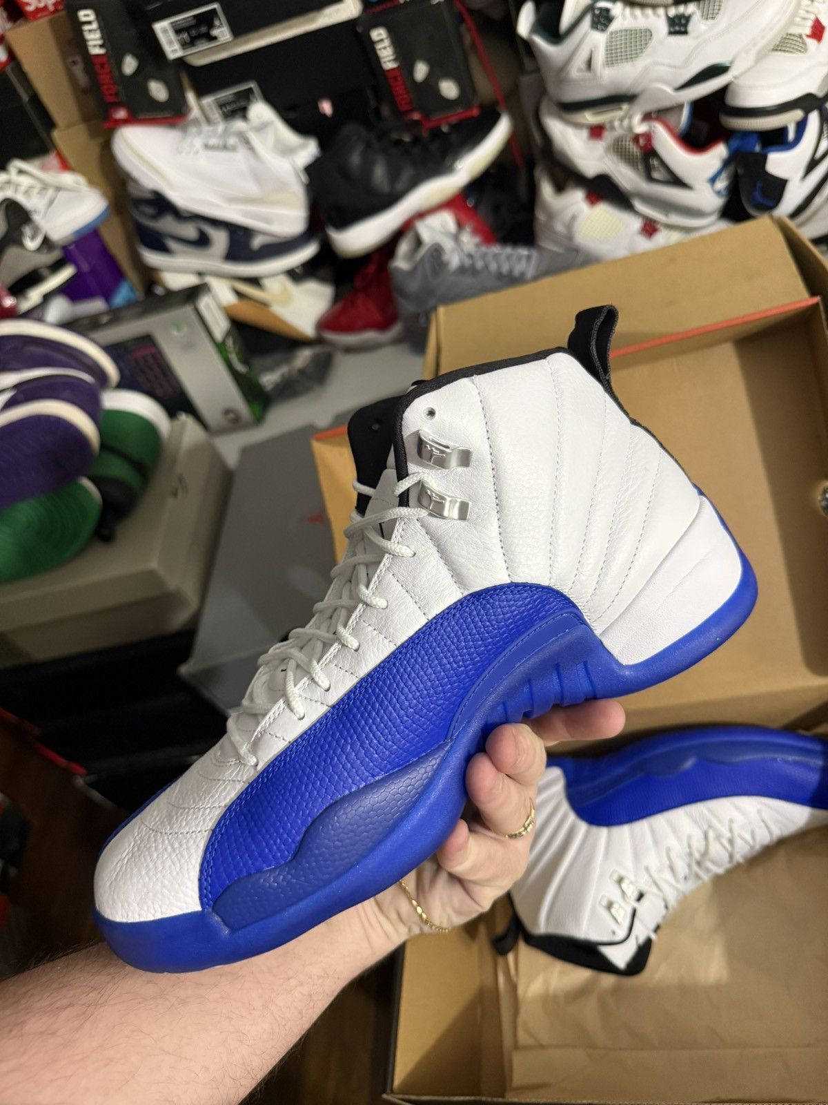 Jordan Brand Jordan retro 12 blueberry sz 11 Size US 11 / EU 44 - 3 Thumbnail
