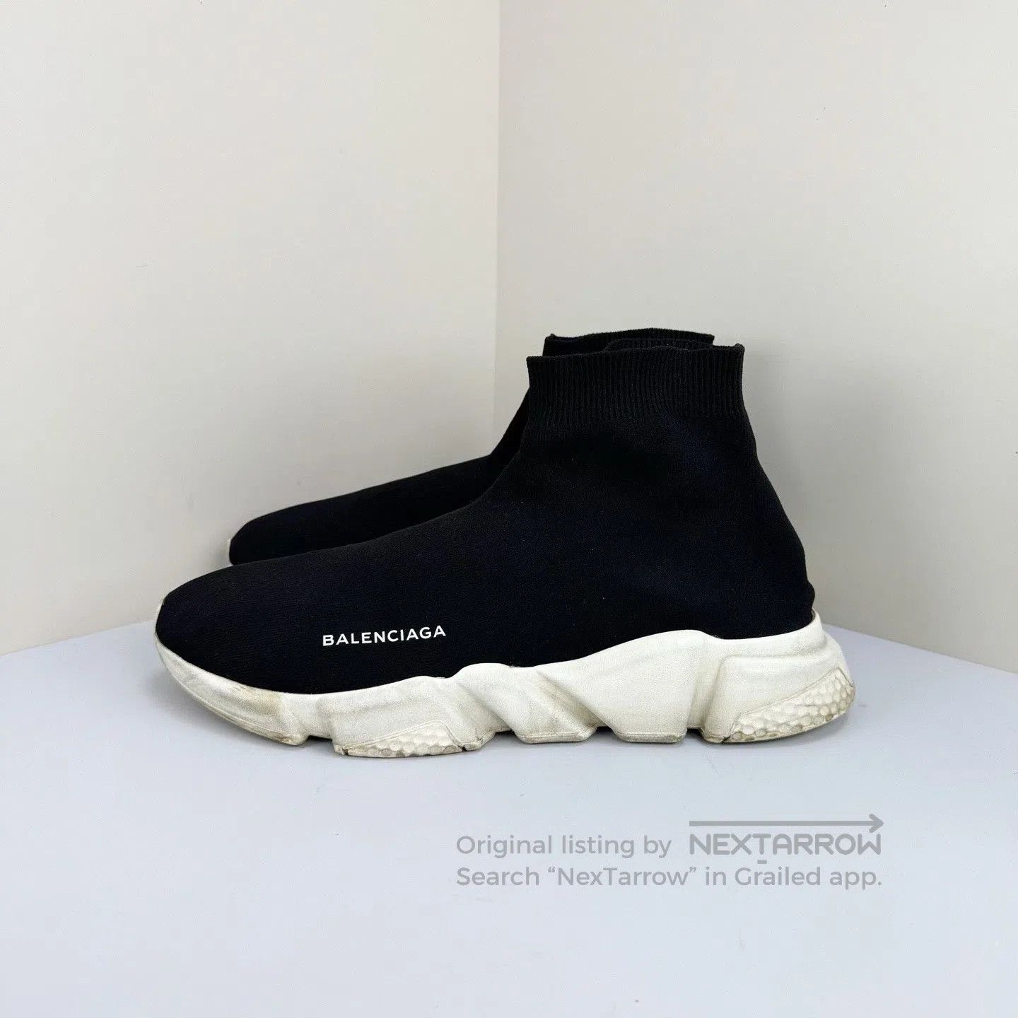Balenciaga Balenciaga Letter Sock Shoes. Size US 10 / EU 43 - 1 Thumbnail