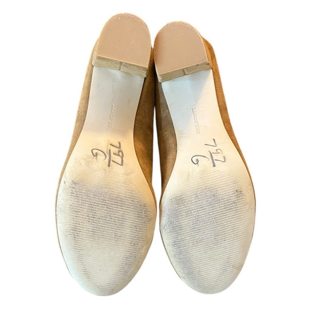 Lands' End × Vintage Y2K Lands’ End Minnie Faux Suede Comfy Block High Heels Sz 9 Size US 9 / IT 39 - 8 Thumbnail