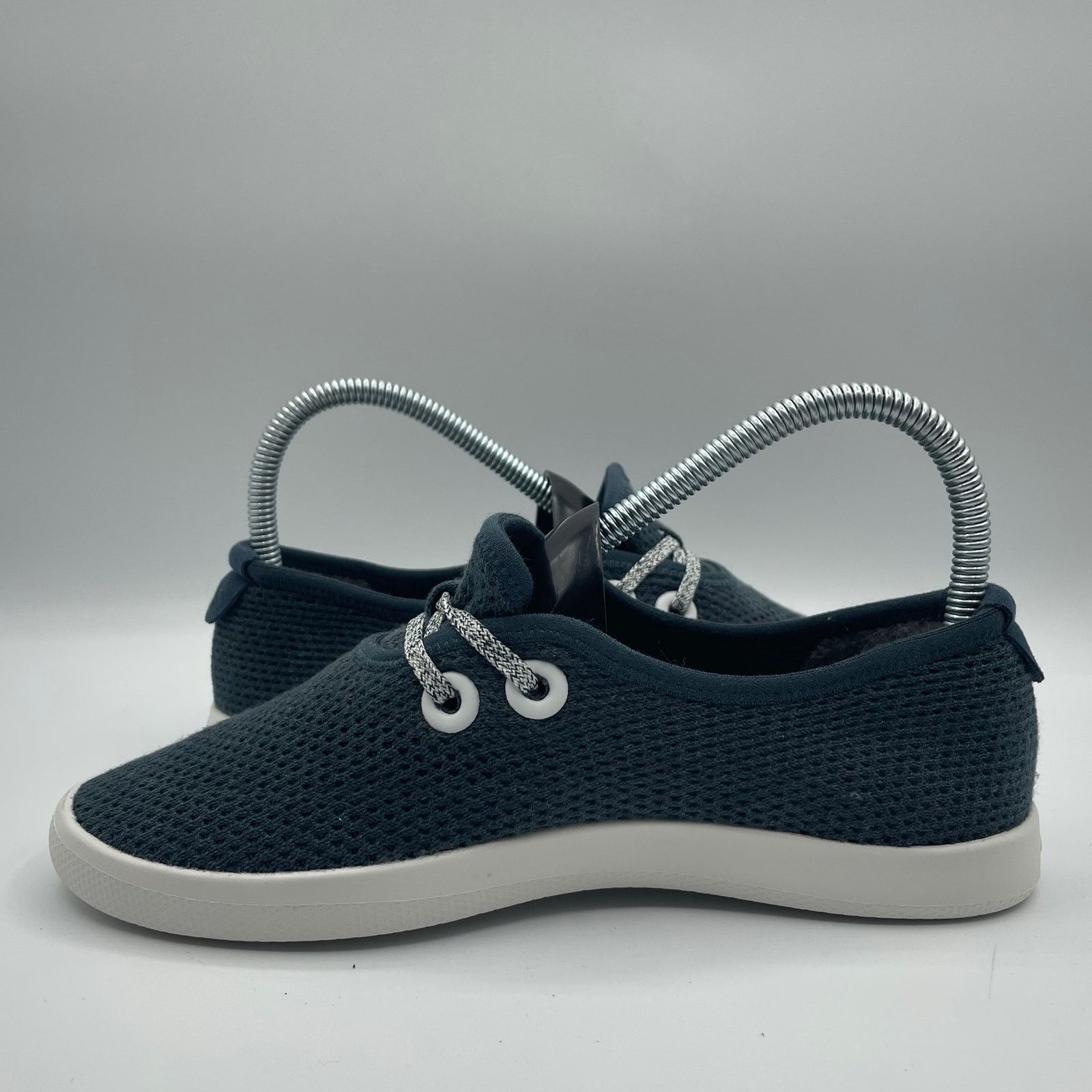 Allbirds Allbirds Tree Skippers Shoes Blue White Waffle Knit Womens 6 Size US 6 / IT 36 - 6 Thumbnail