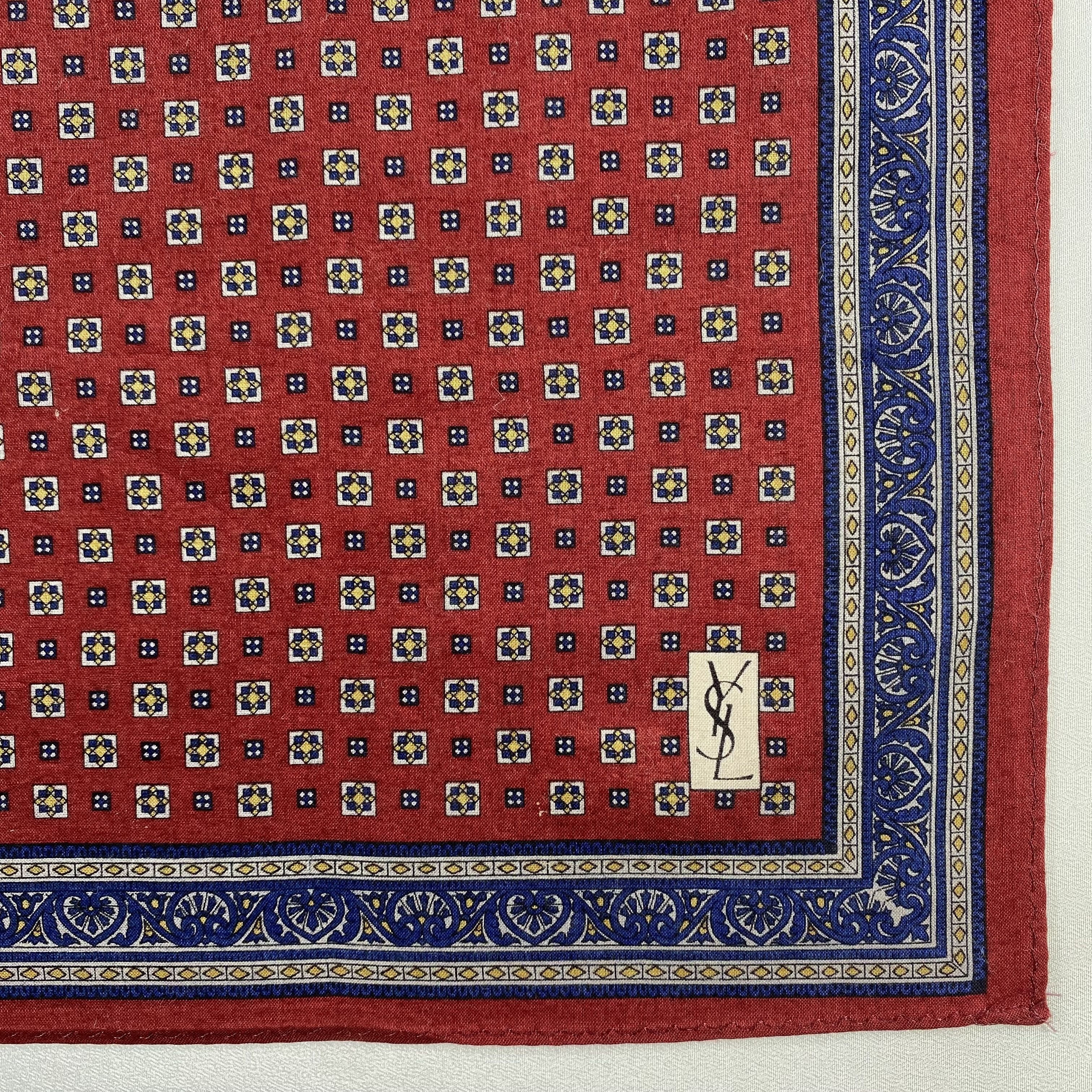 Vintage Yves Saint Laurent Handkerchief / Neckerchief-P1463 Size ONE SIZE - 3 Thumbnail