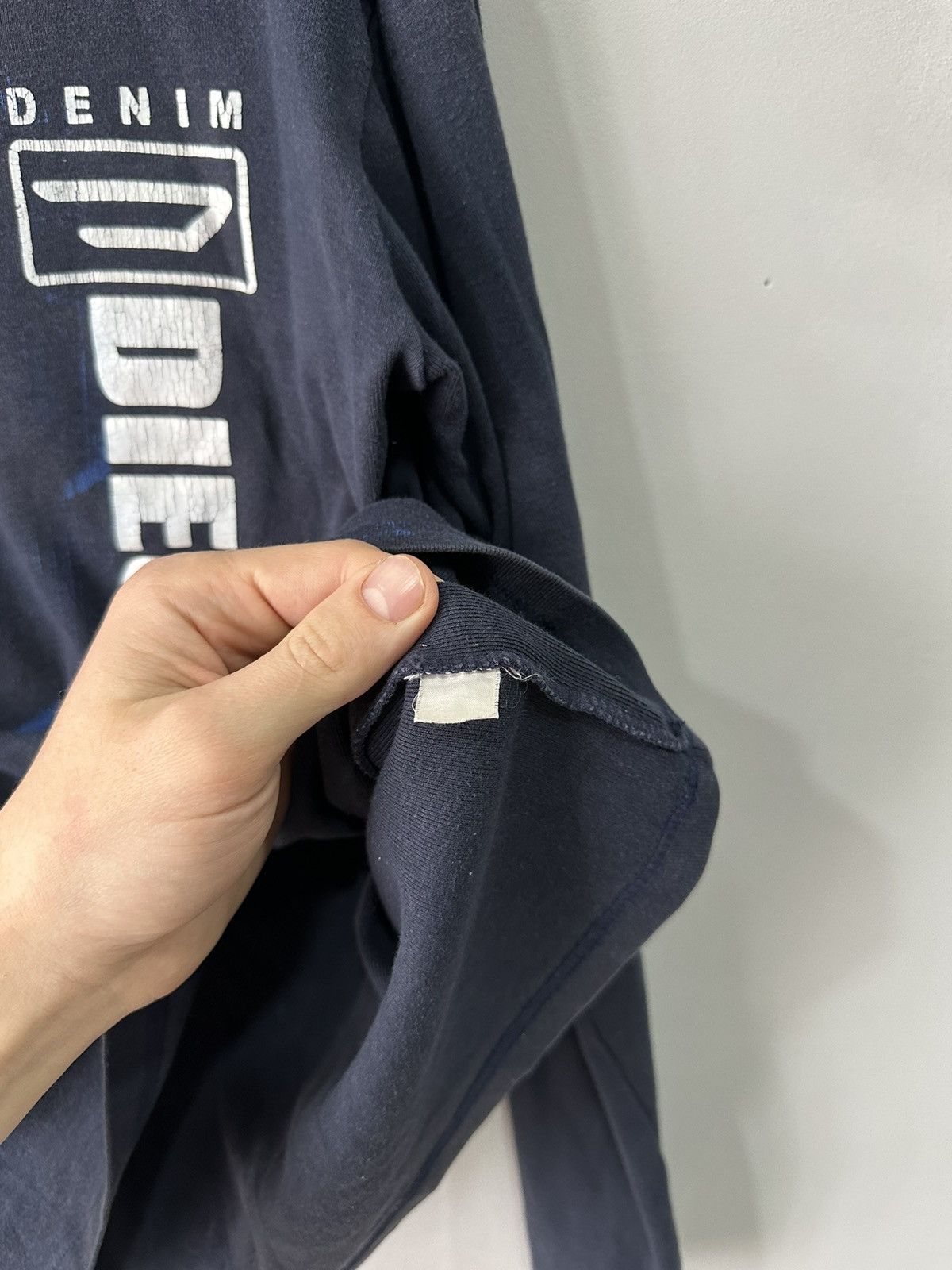 Diesel × Diesel Black Gold × Vintage Vintage 90’s Diesel Denim Division Long Sleeve Size US M / EU 48-50 / 2 - 5 Thumbnail