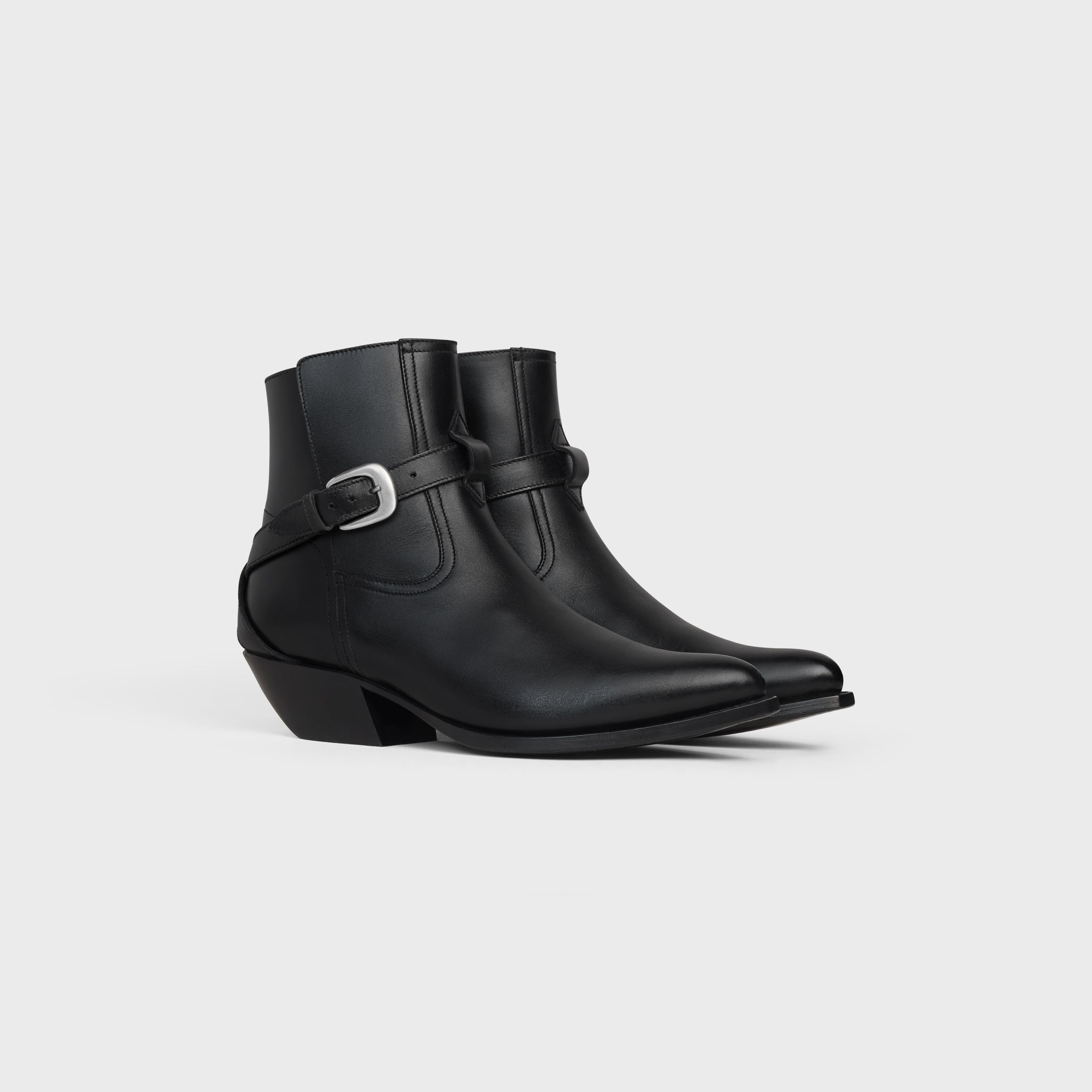 Celine o1y0725 Ankle Boots in Black Size US 6 / IT 36 - 3 Thumbnail