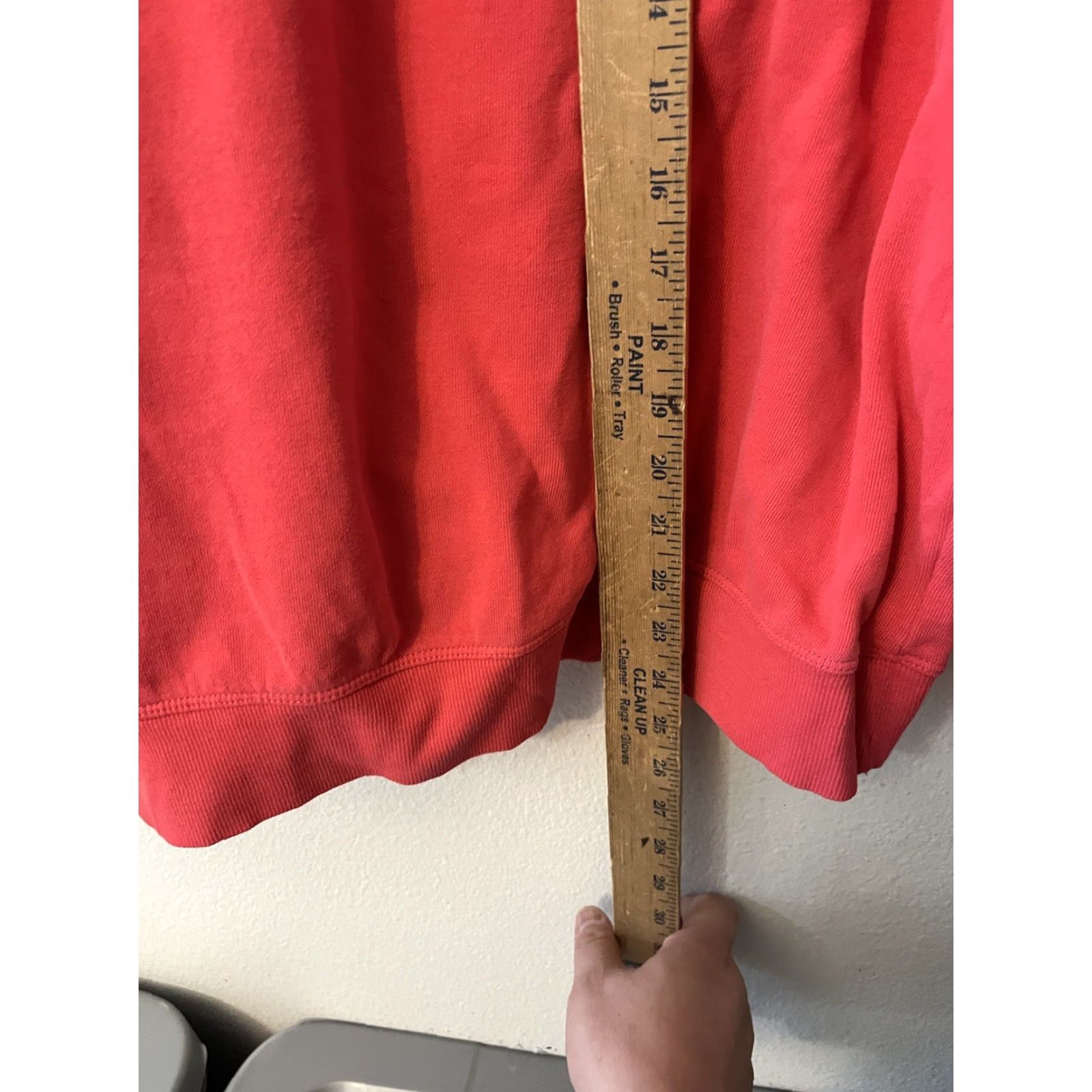 Calvin Klein Calvin Klein Collection Performance Top Shirt Womens Large Pink Mock Neck Long Sleeve Tie Dye Cotton Blend Knit Pullover T-Shirt Basic Size L / US 10 / IT 46 - 4 Thumbnail