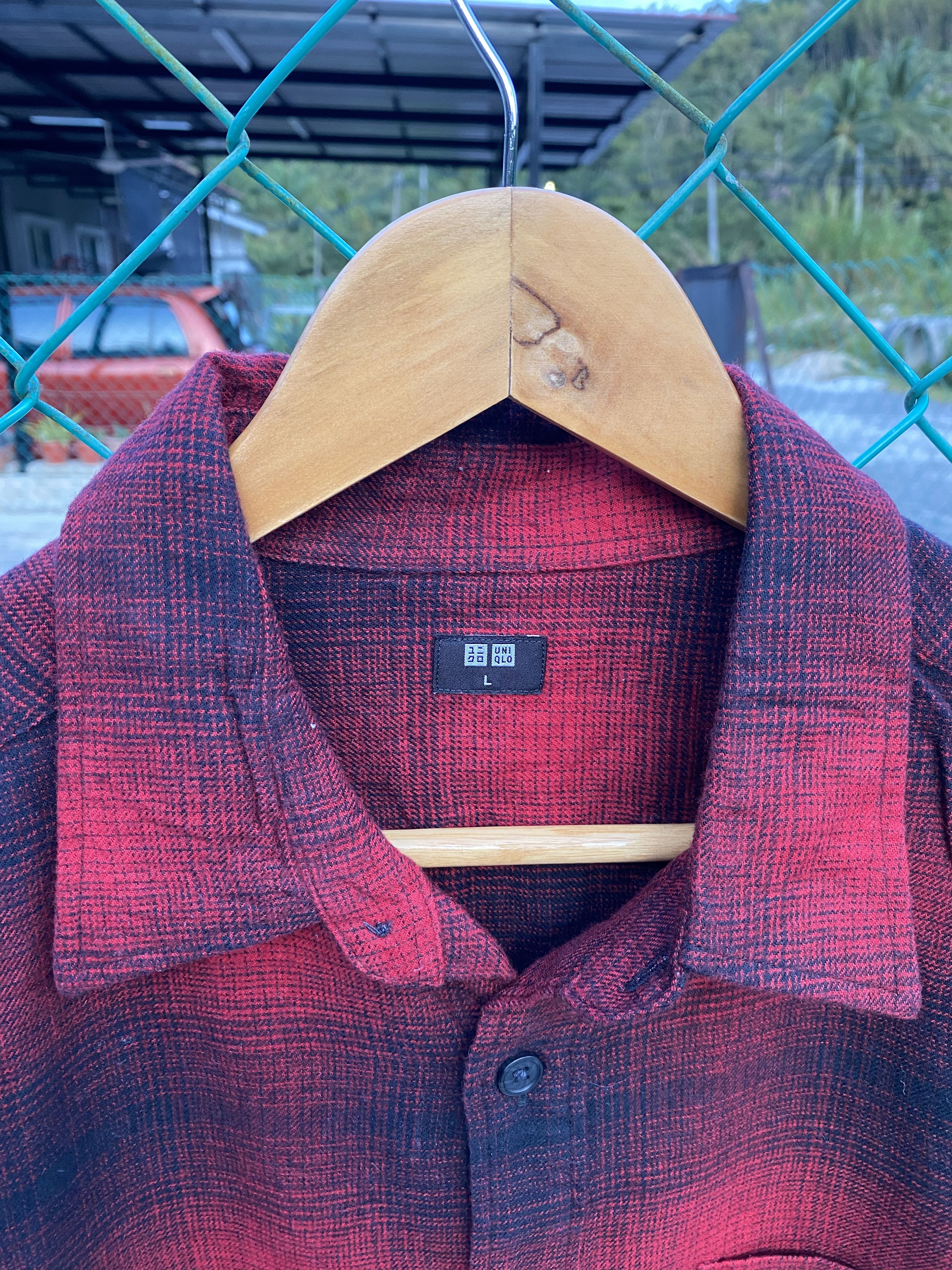 Seditionaries Uniqlo shadow plaid shirts flannel Size US L / EU 52-54 / 3 - 6 Thumbnail