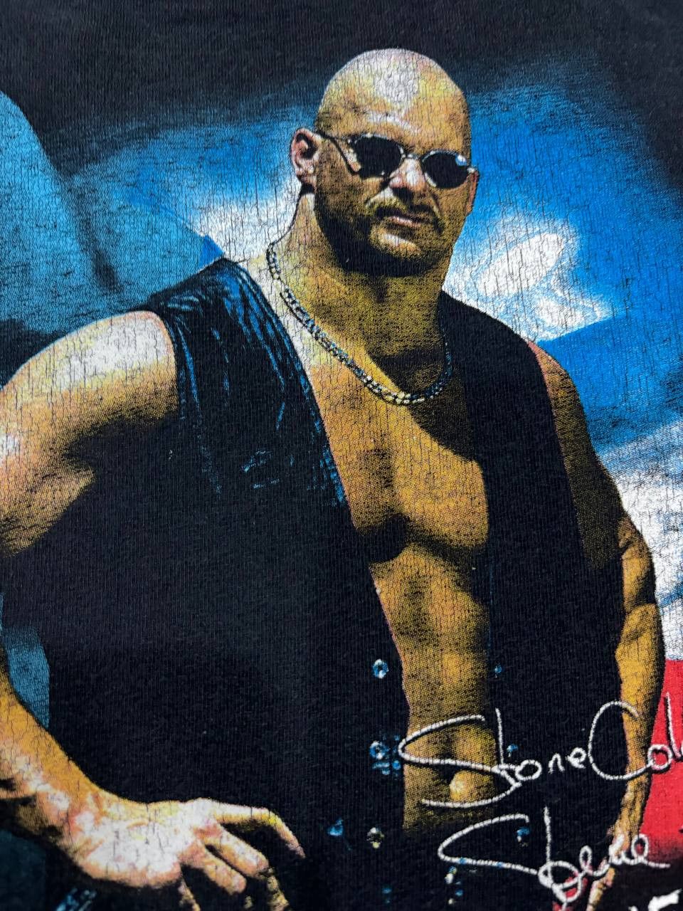 Vintage × WCW/nWo × WWE Vintage 90 WWE WWF Stone Cold Steve Austin Wrestling Size US XL / EU 56 / 4 - 2 Thumbnail